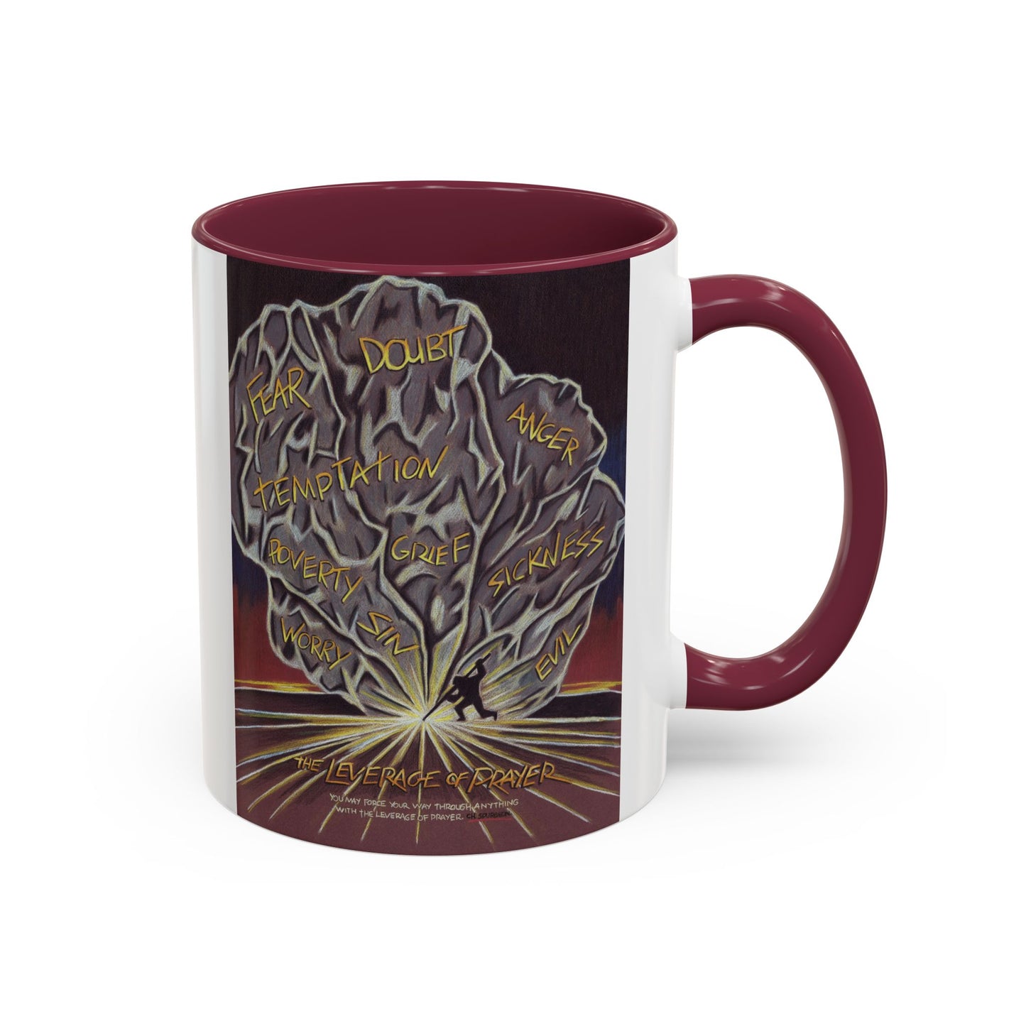 Leverage of Pray Mug
