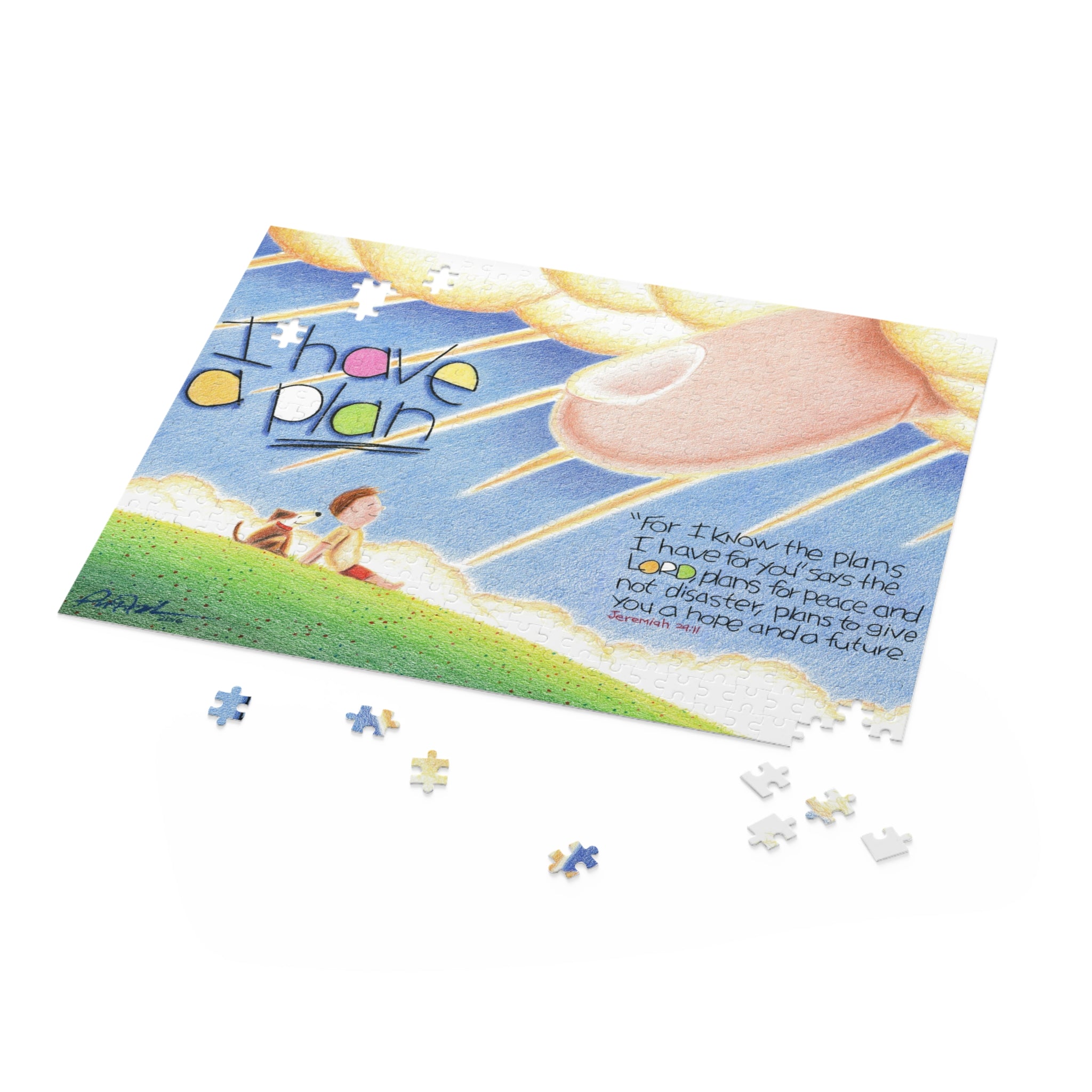 I Have a Plan Puzzle-Art for Gods Children