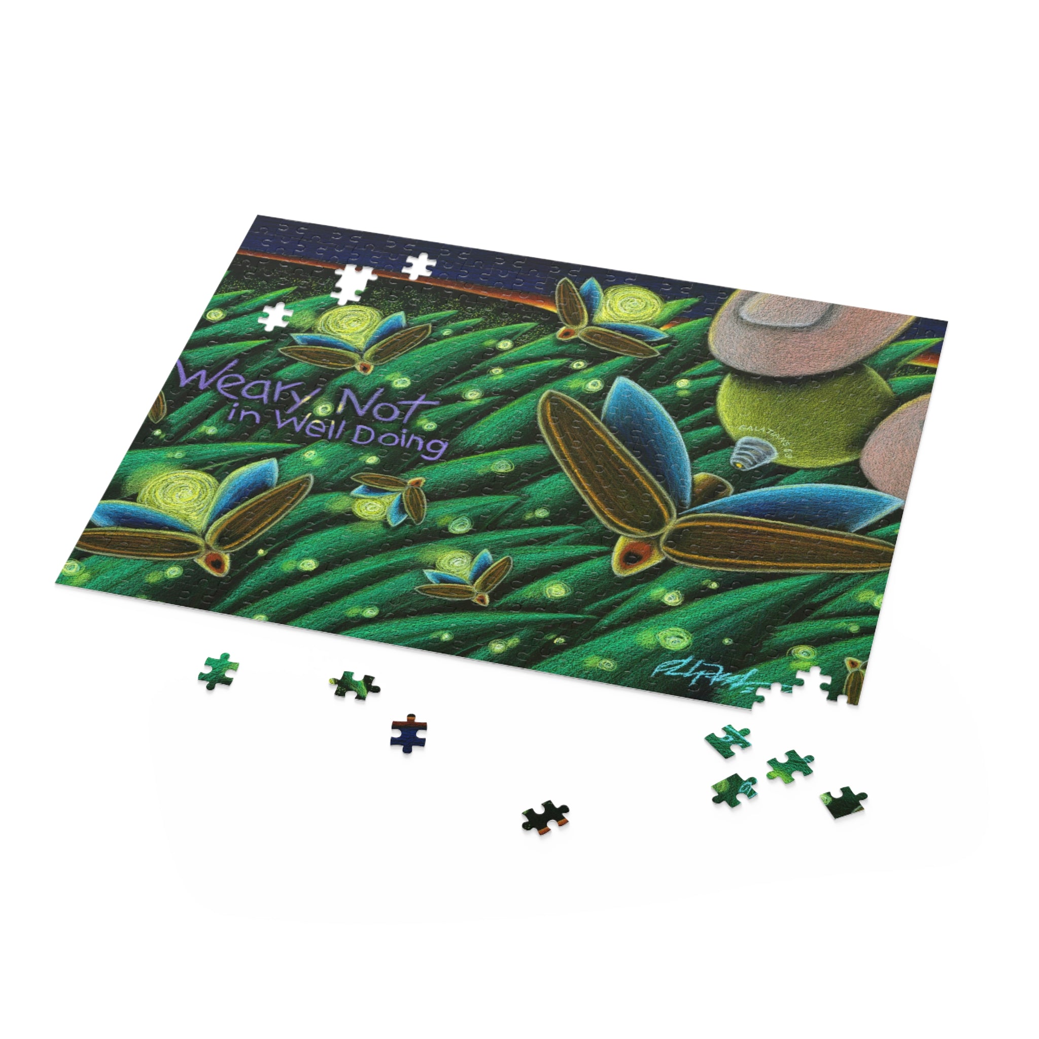 Weary Not Puzzle-Art for Gods Children