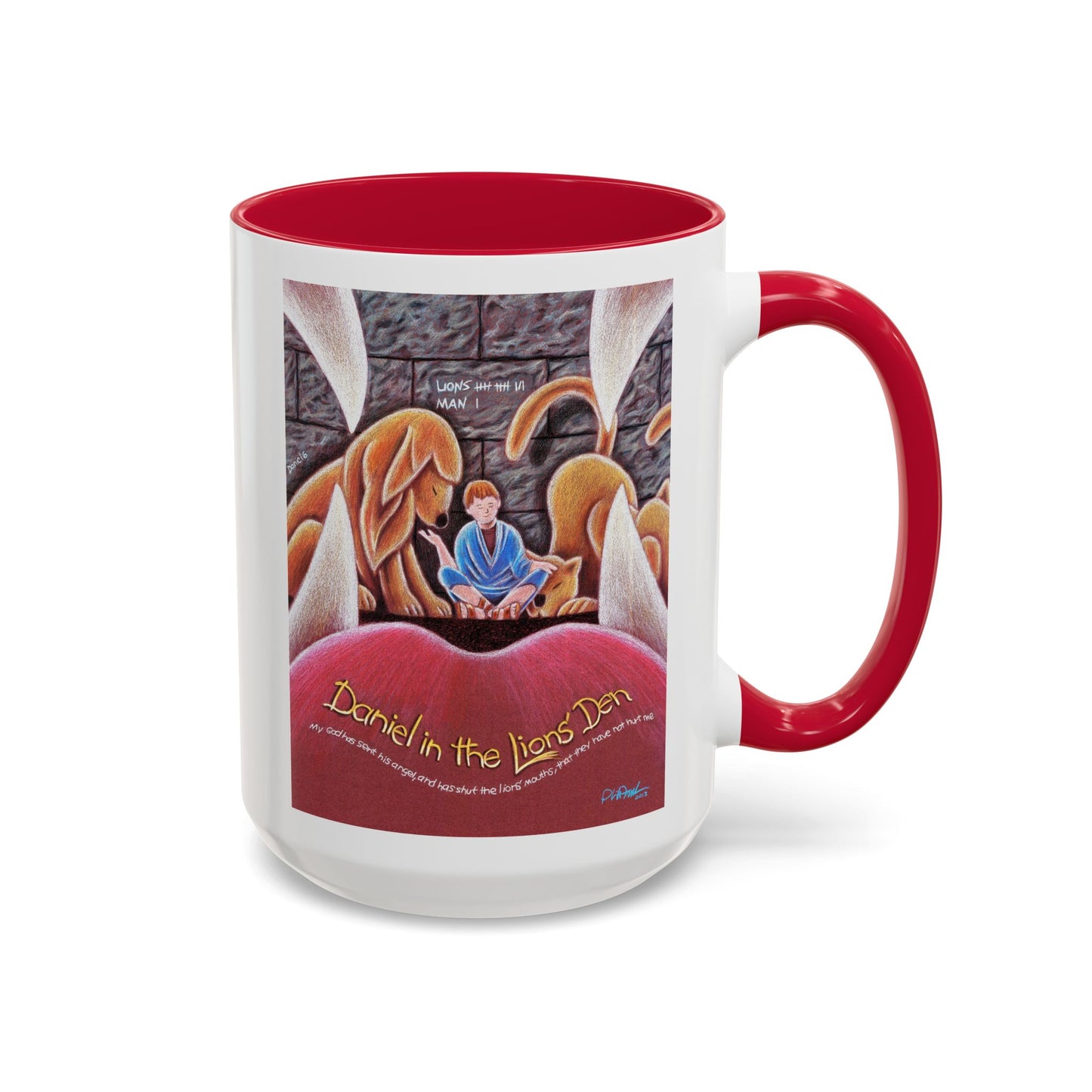 Daniel in the Lions Den Mug