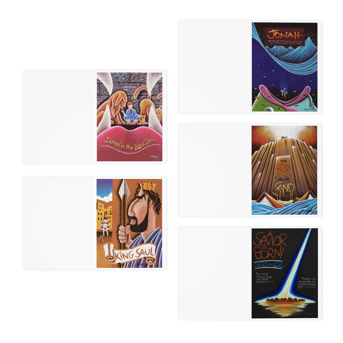 Inspirational Multi-Design Greeting Cards - 5-Pack for Any Occasion