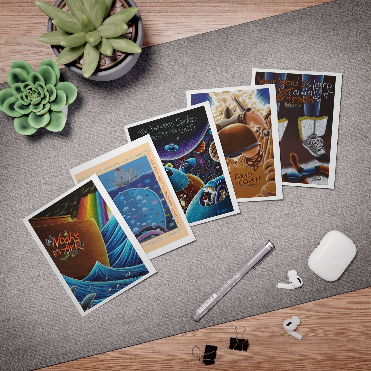 Multi-Design Greeting Cards (5 Pack)