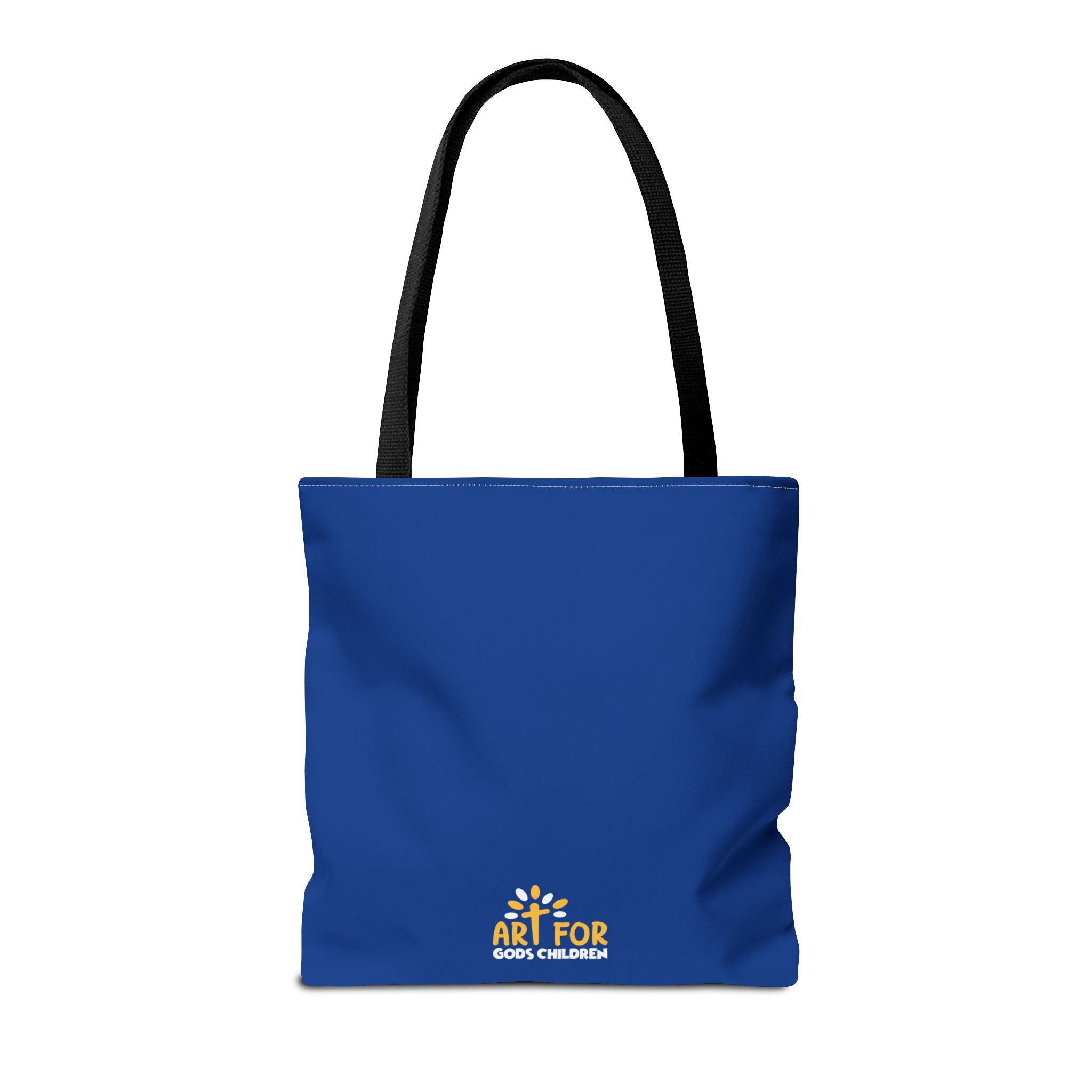 God Created Great Whales - Tote Bag-Art for Gods Children