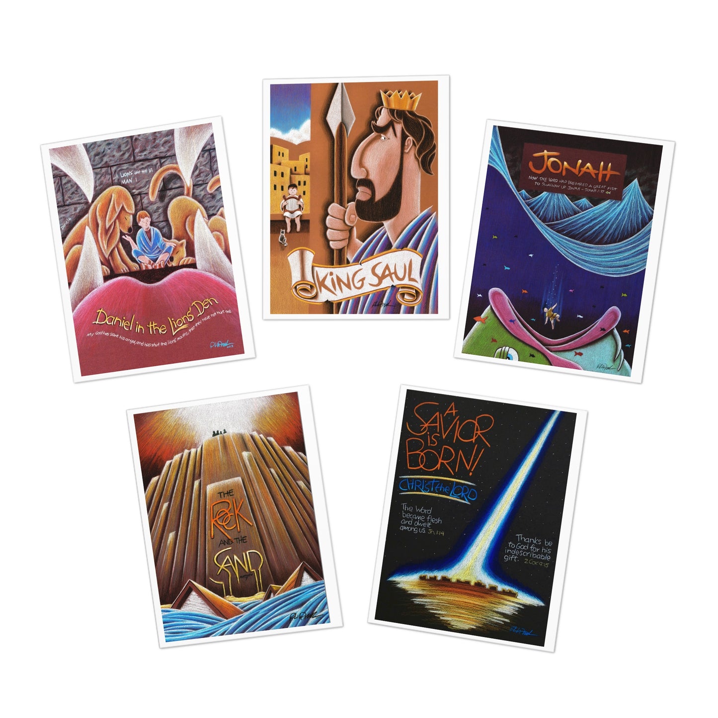 Inspirational Multi-Design Greeting Cards - 5-Pack for Any Occasion