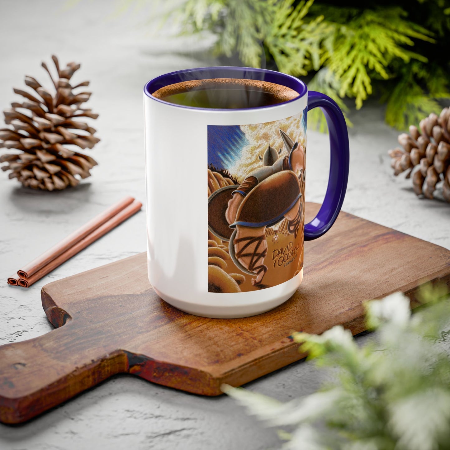 David & Goliath Mug