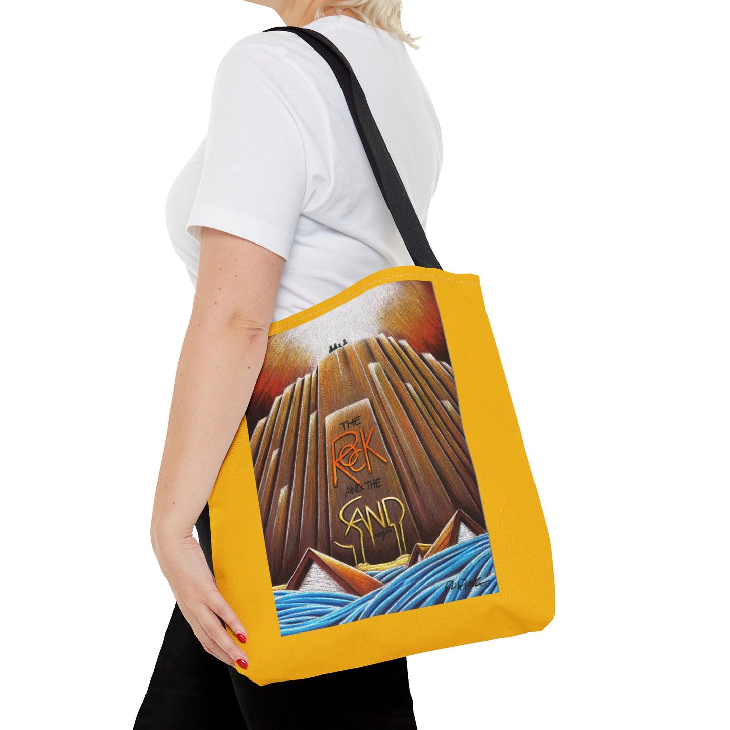 The Rock and the Sand - Tote Bag