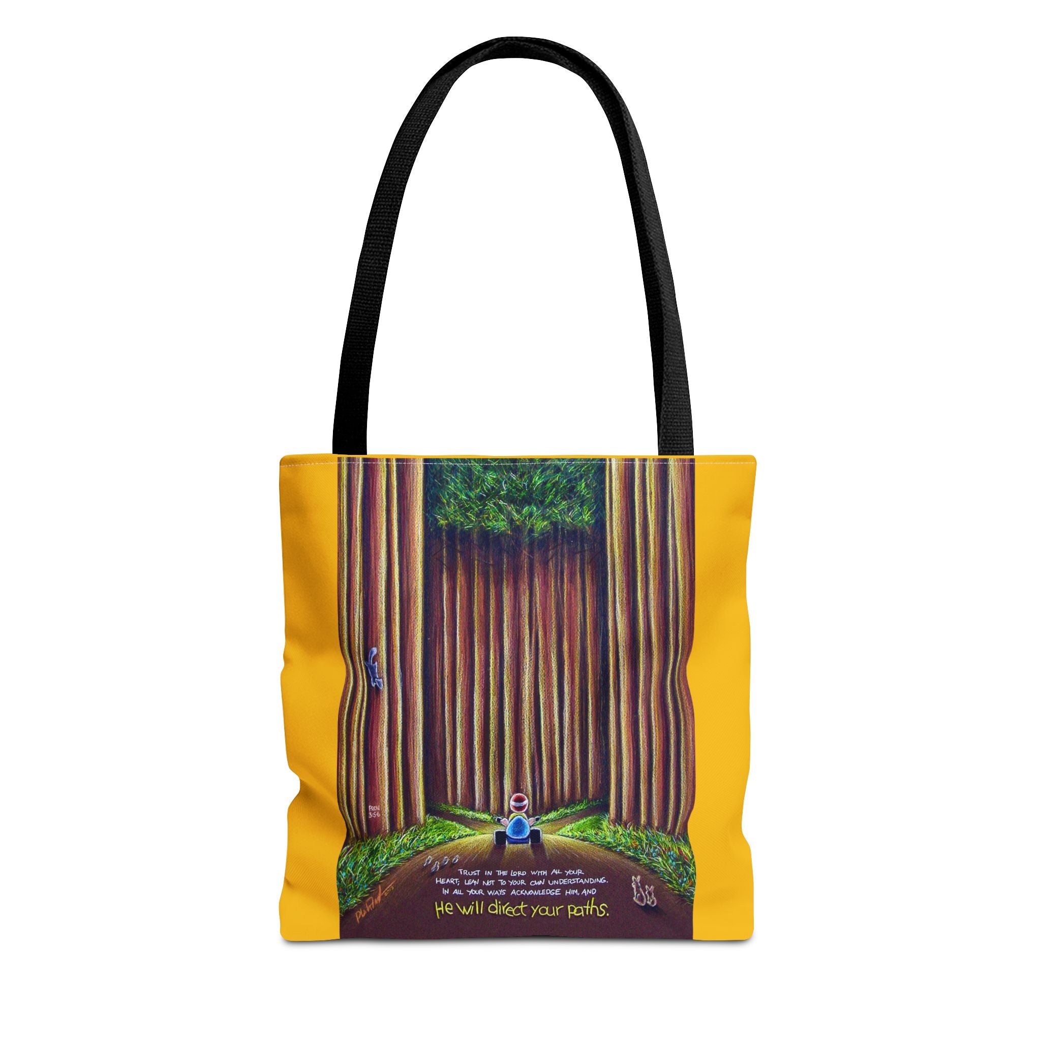 He Will Direct Your Paths - Tote Bag-Art for Gods Children