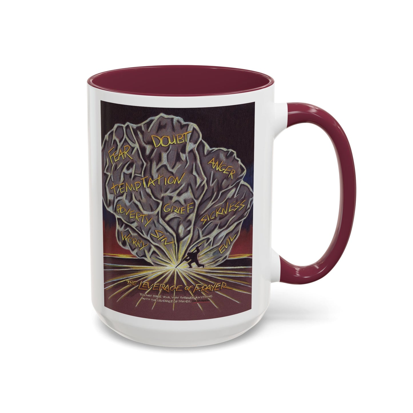 Leverage of Pray Mug