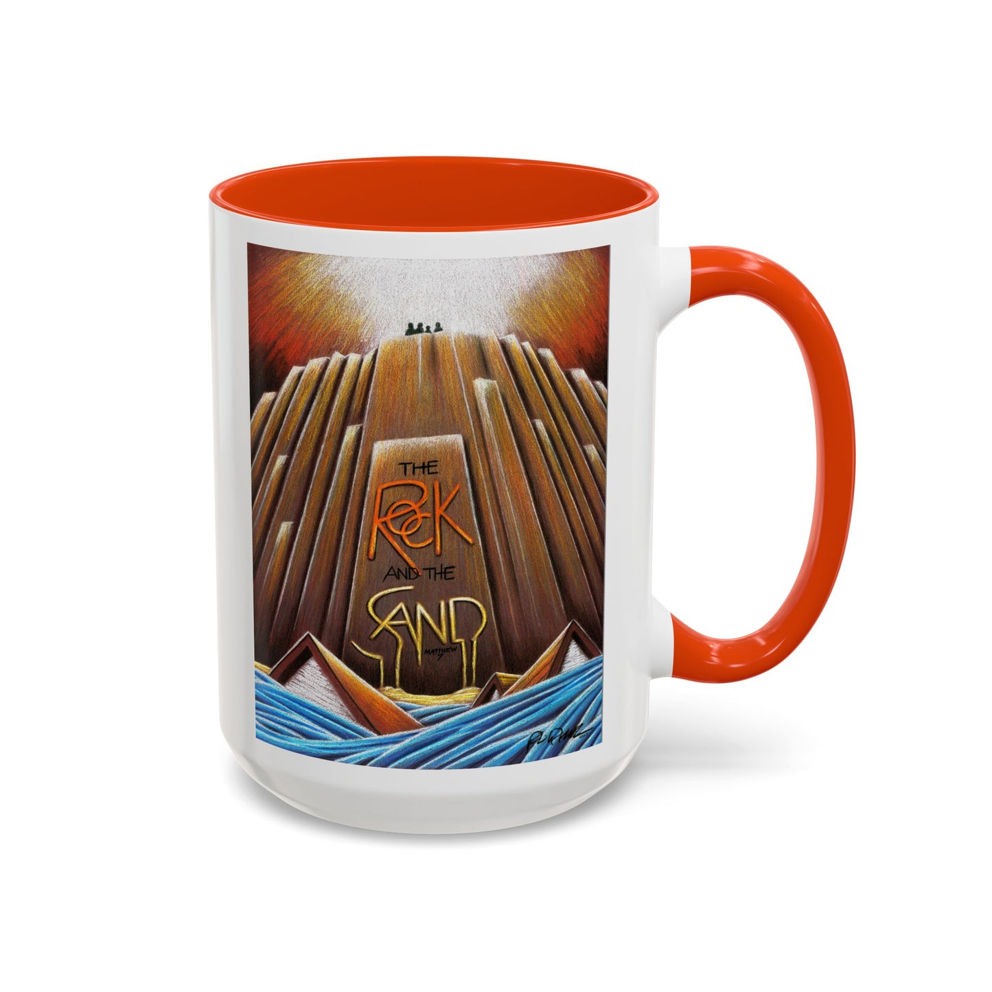 Rock and the Sand Mug