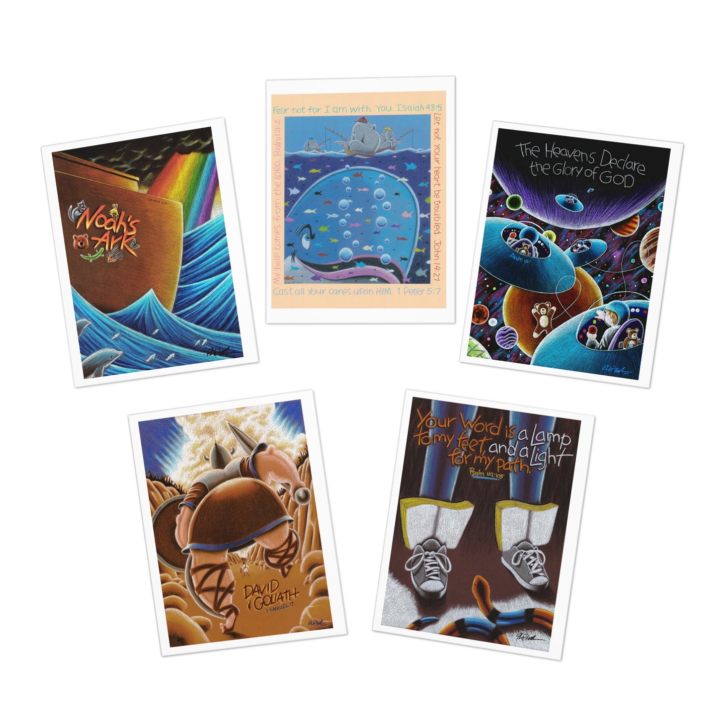 Multi-Design Greeting Cards (5 Pack)