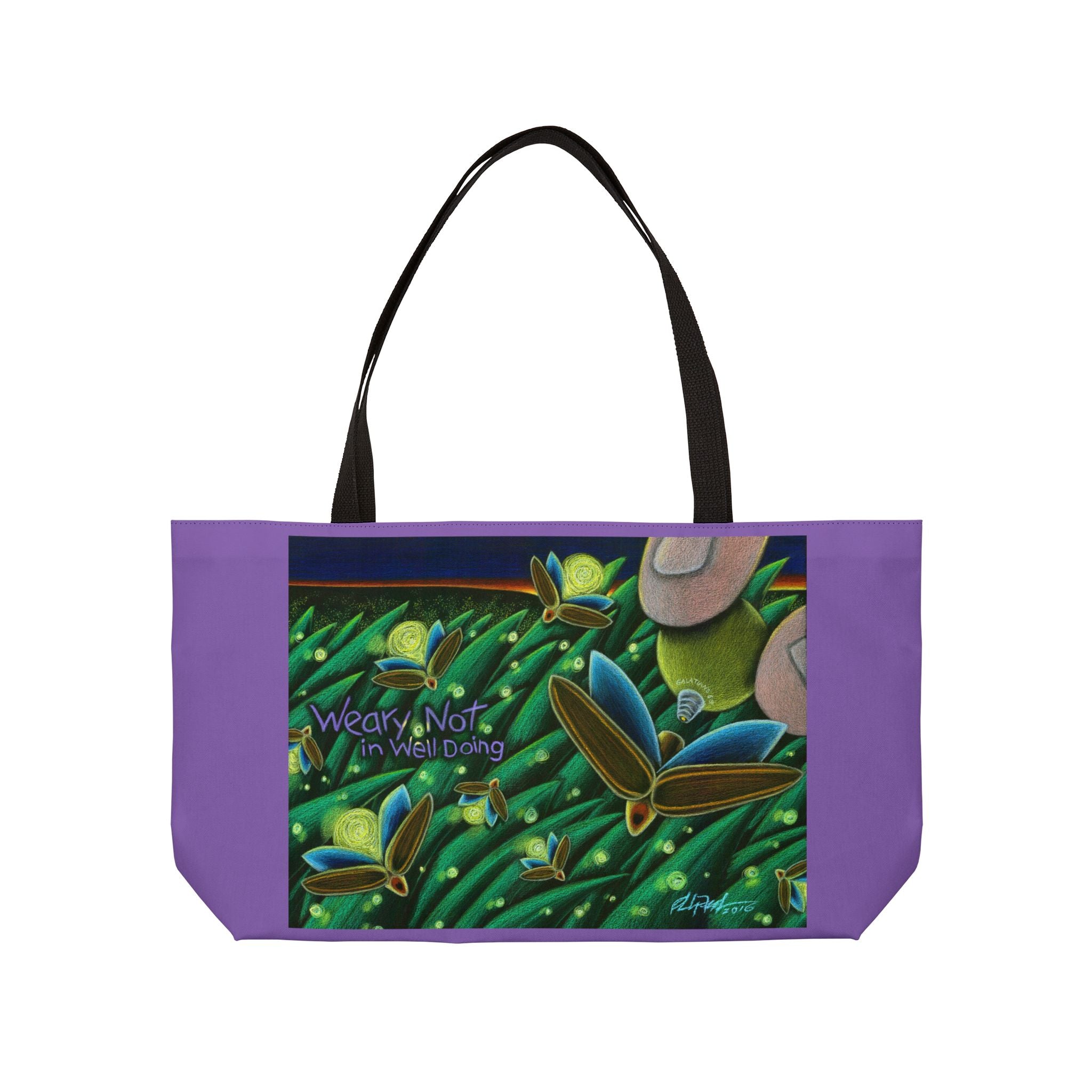 Weary Not - Weekender Tote Bag-Art for Gods Children