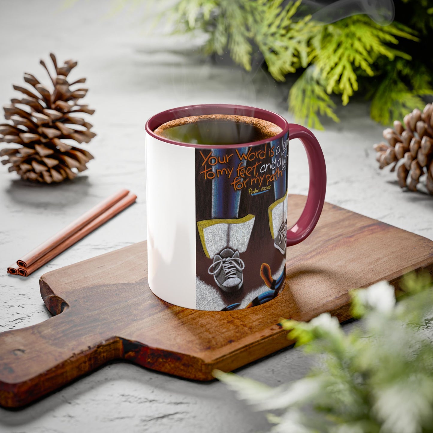 A Lamp and a Light Mug