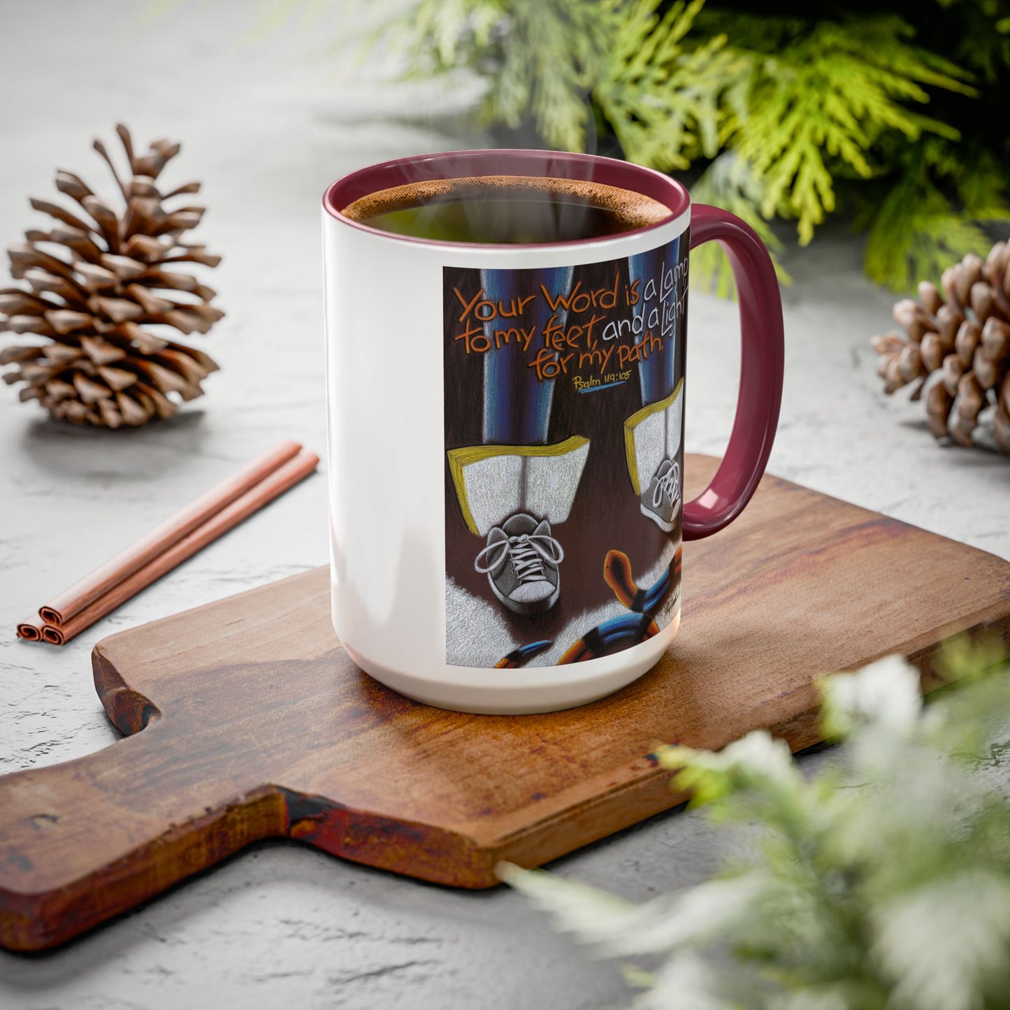 A Lamp and a Light Mug
