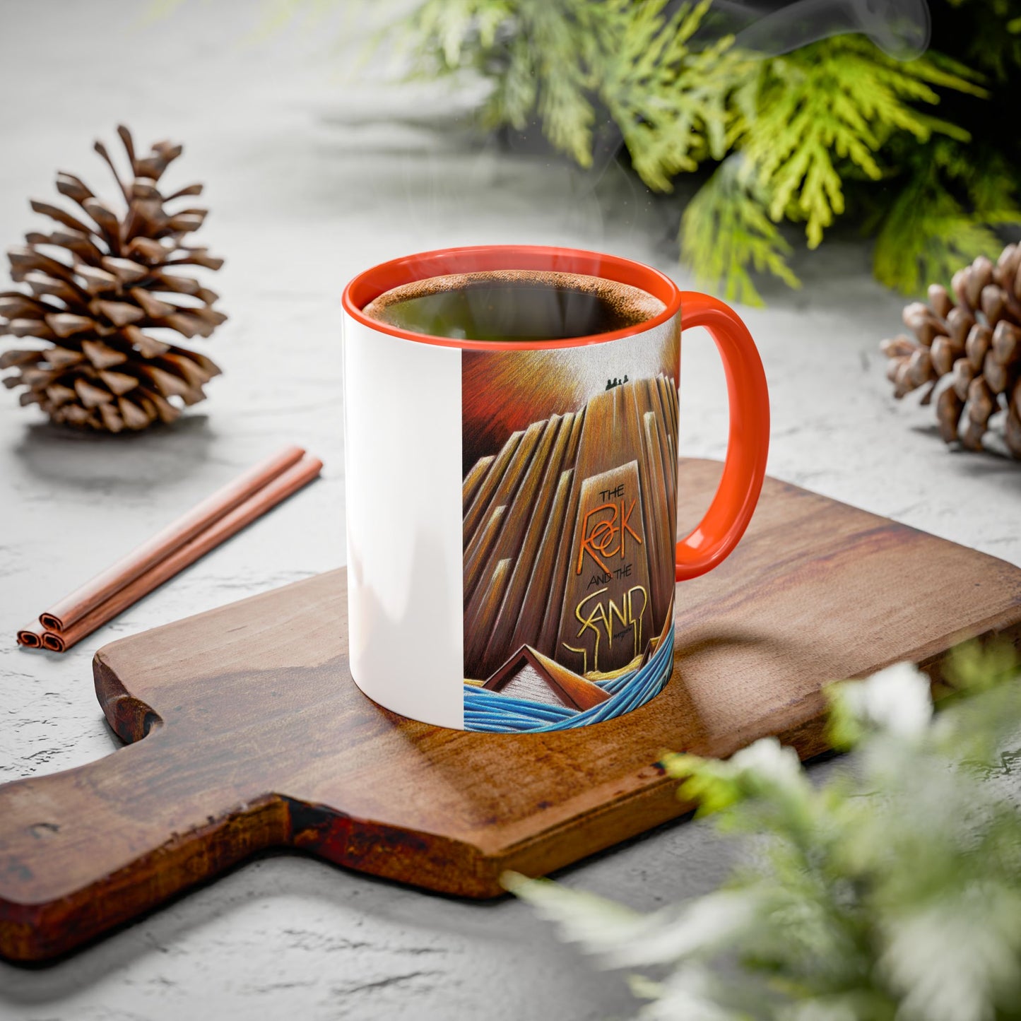 Rock and the Sand Mug