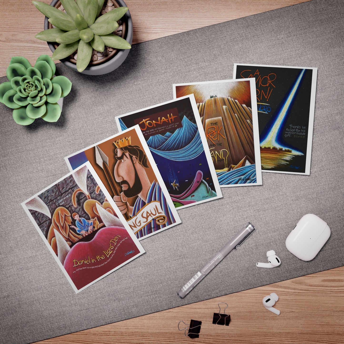 Inspirational Multi-Design Greeting Cards - 5-Pack for Any Occasion