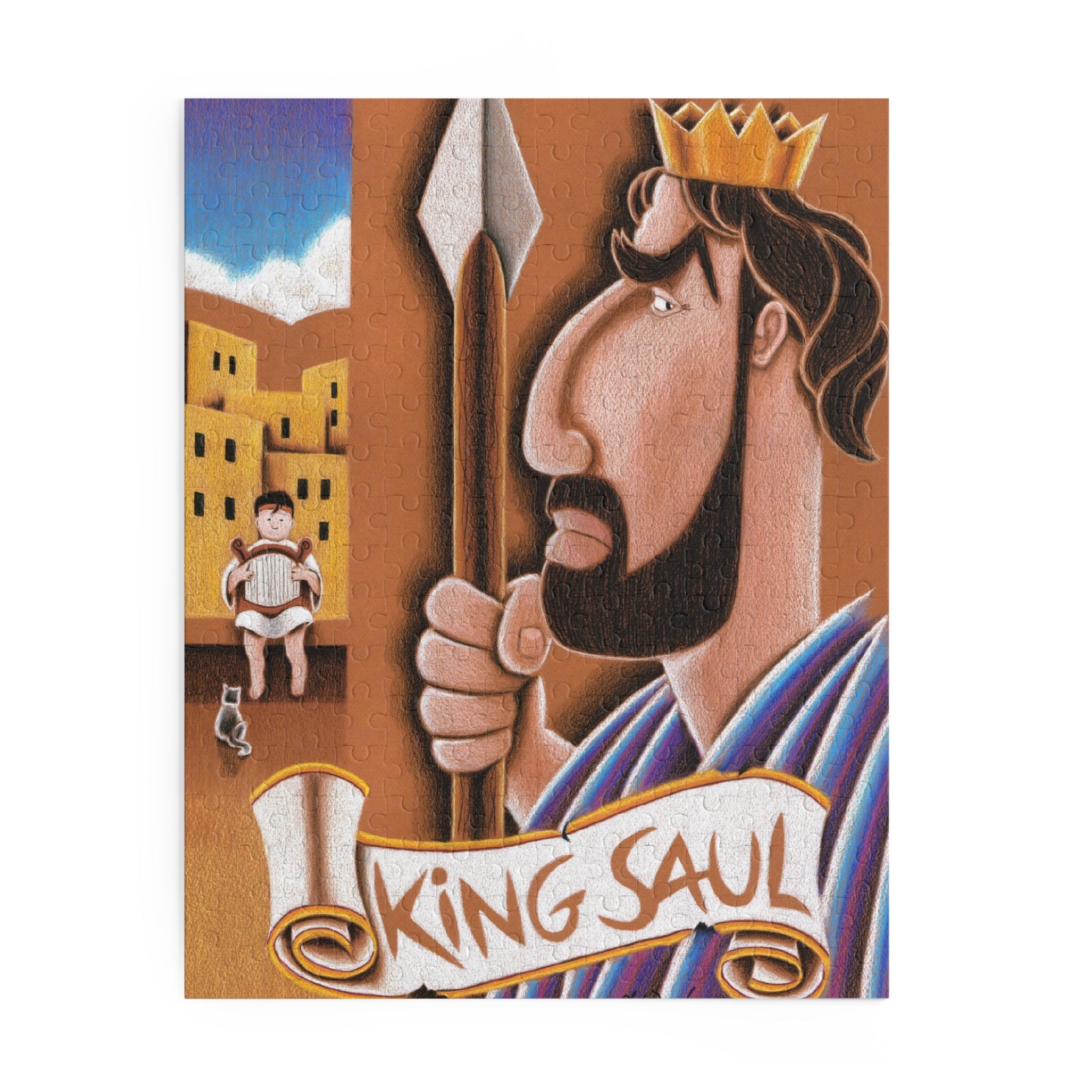 King Saul Puzzle-Art for Gods Children