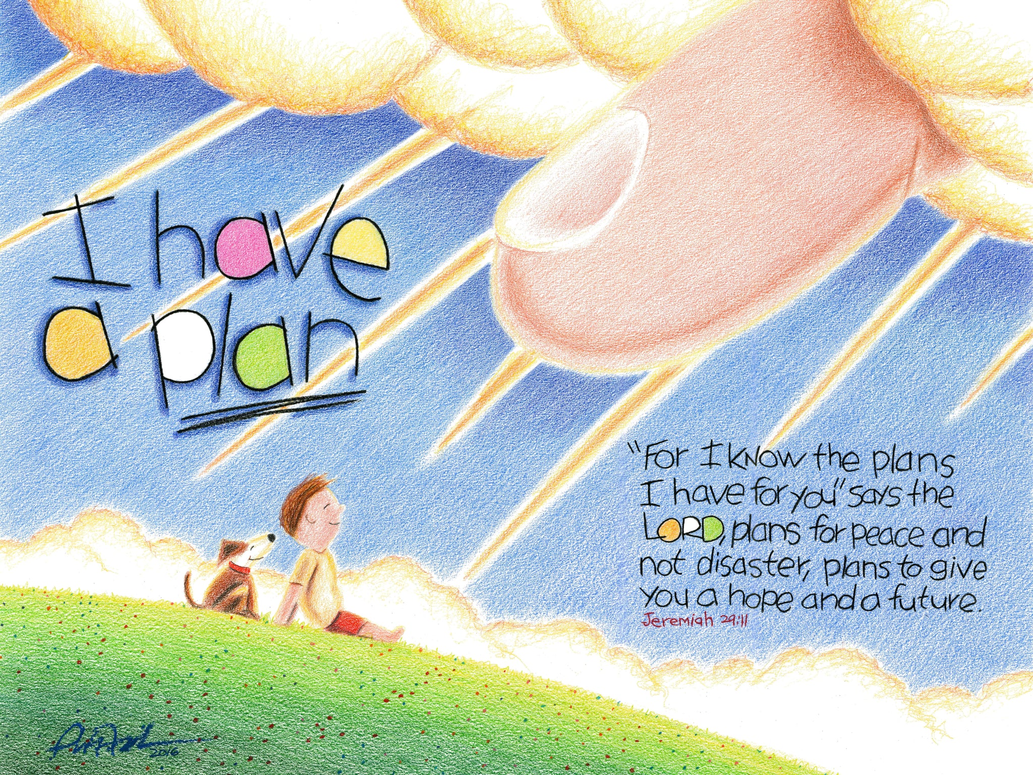 I Have a Plan-Art for Gods Children