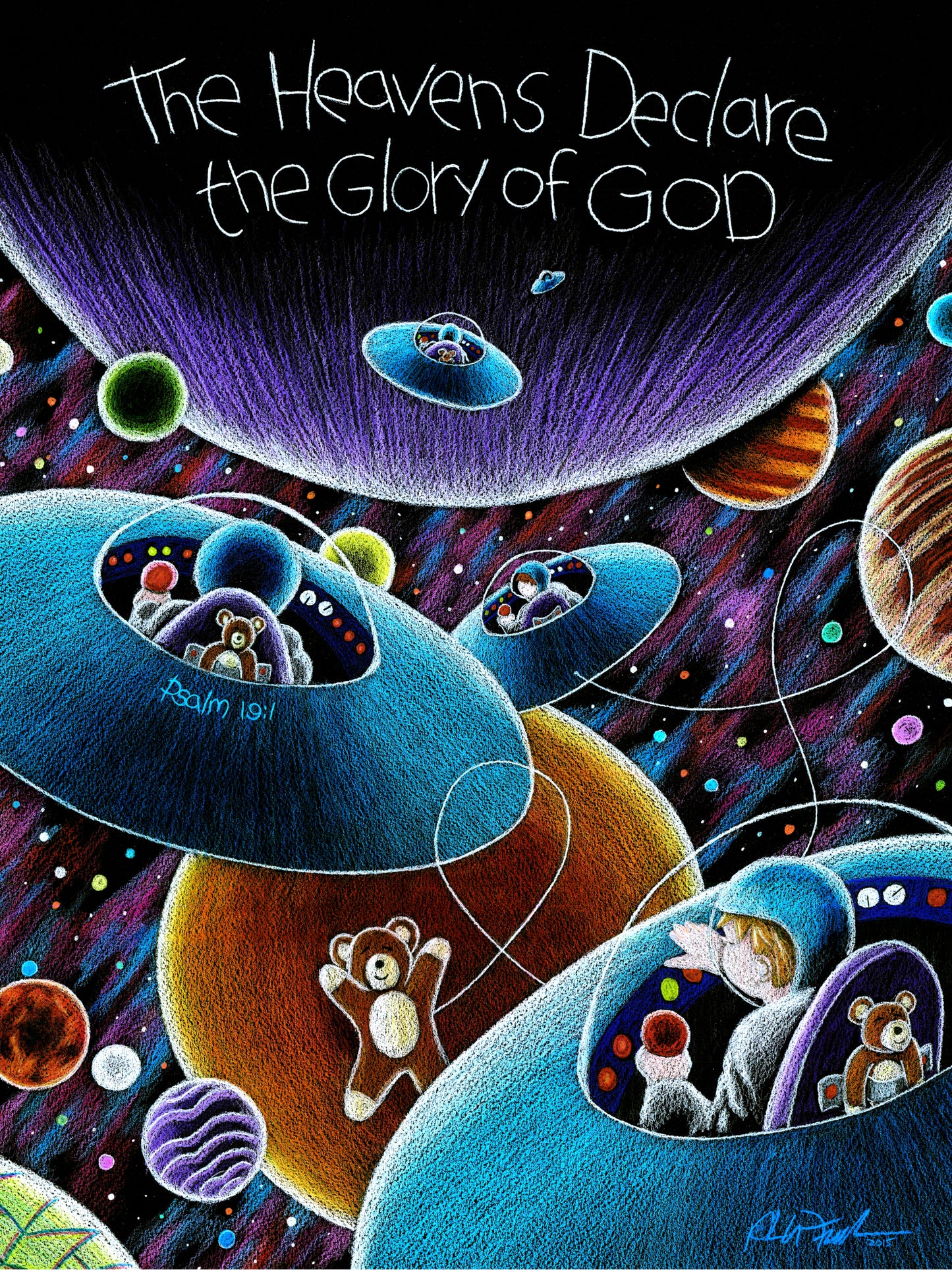 The Heavens Declare Canvas