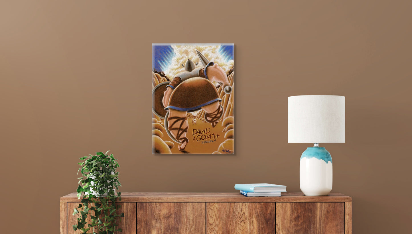David and Goliath Canvas