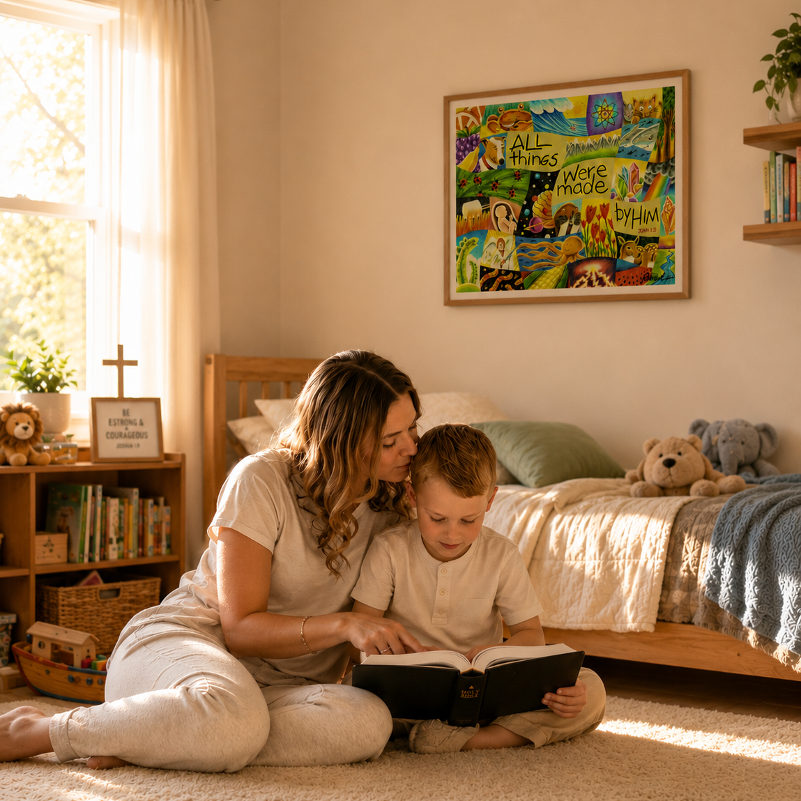 How Christian Art Can Keep God’s Word at the Center of Your Home-Art for Gods Children