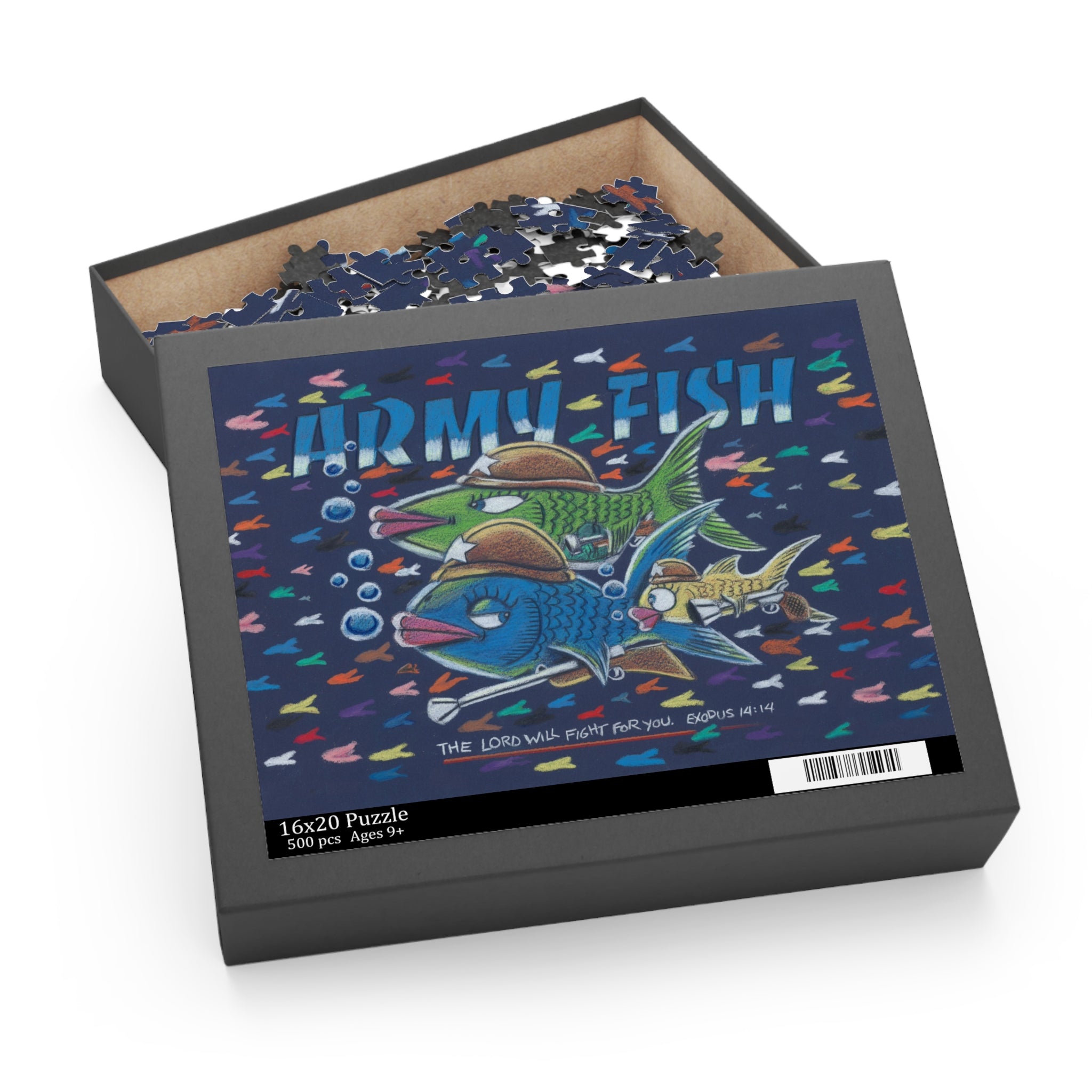 Army Fish Puzzle-Art for Gods Children