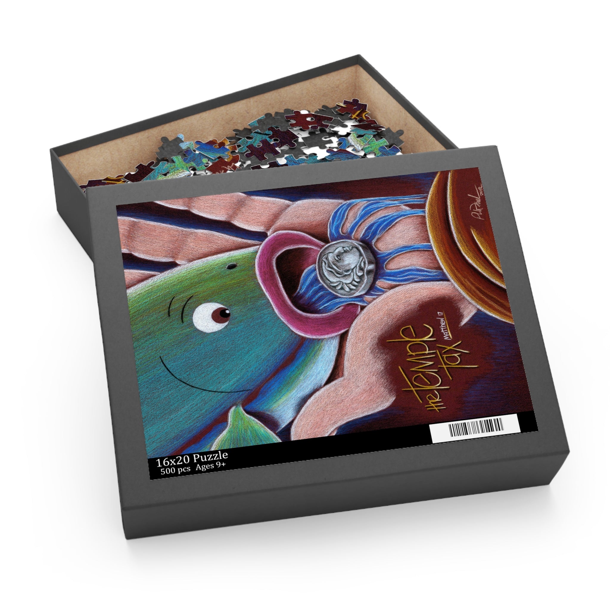 The Temple Tax Puzzle-Art for Gods Children