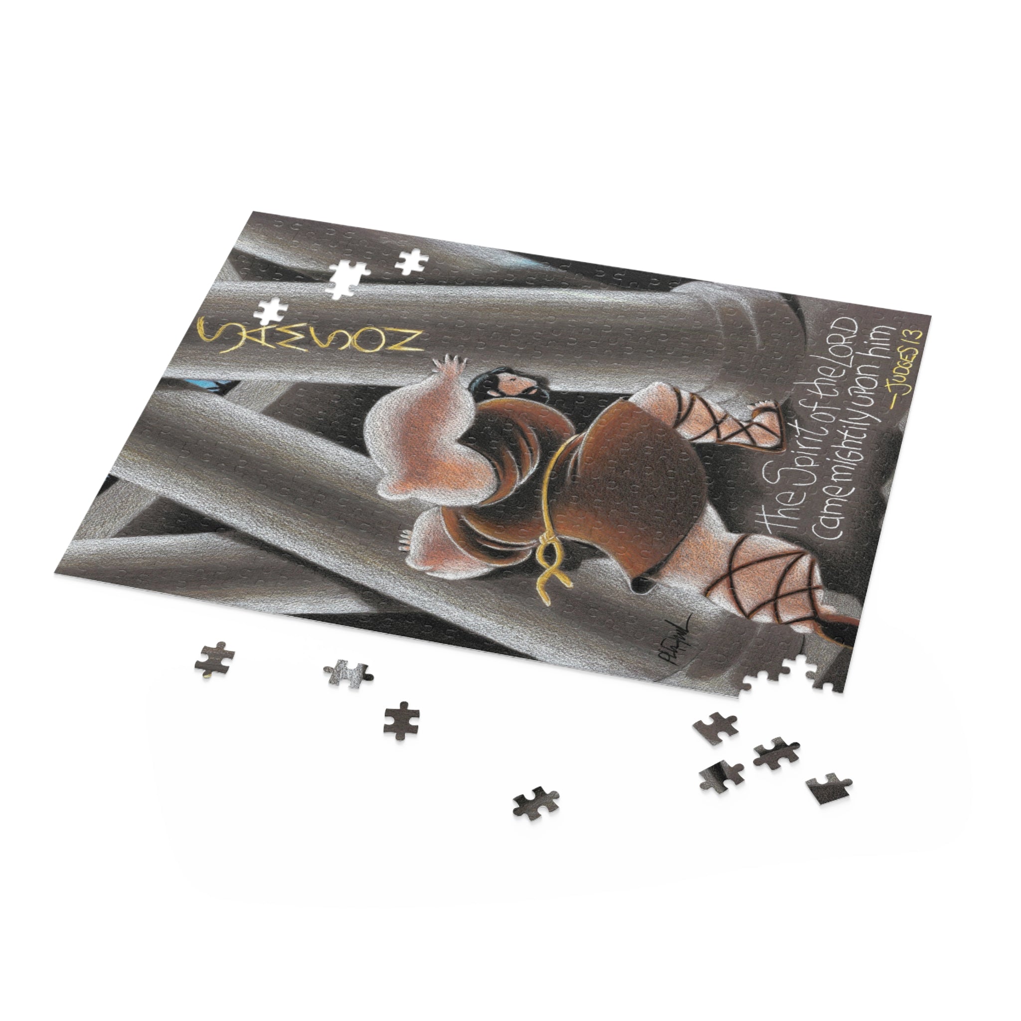 Mighty Samson Puzzle-Art for Gods Children