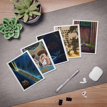Artistic Multi-Design Greeting Cards - 5-Pack for Every Occasion