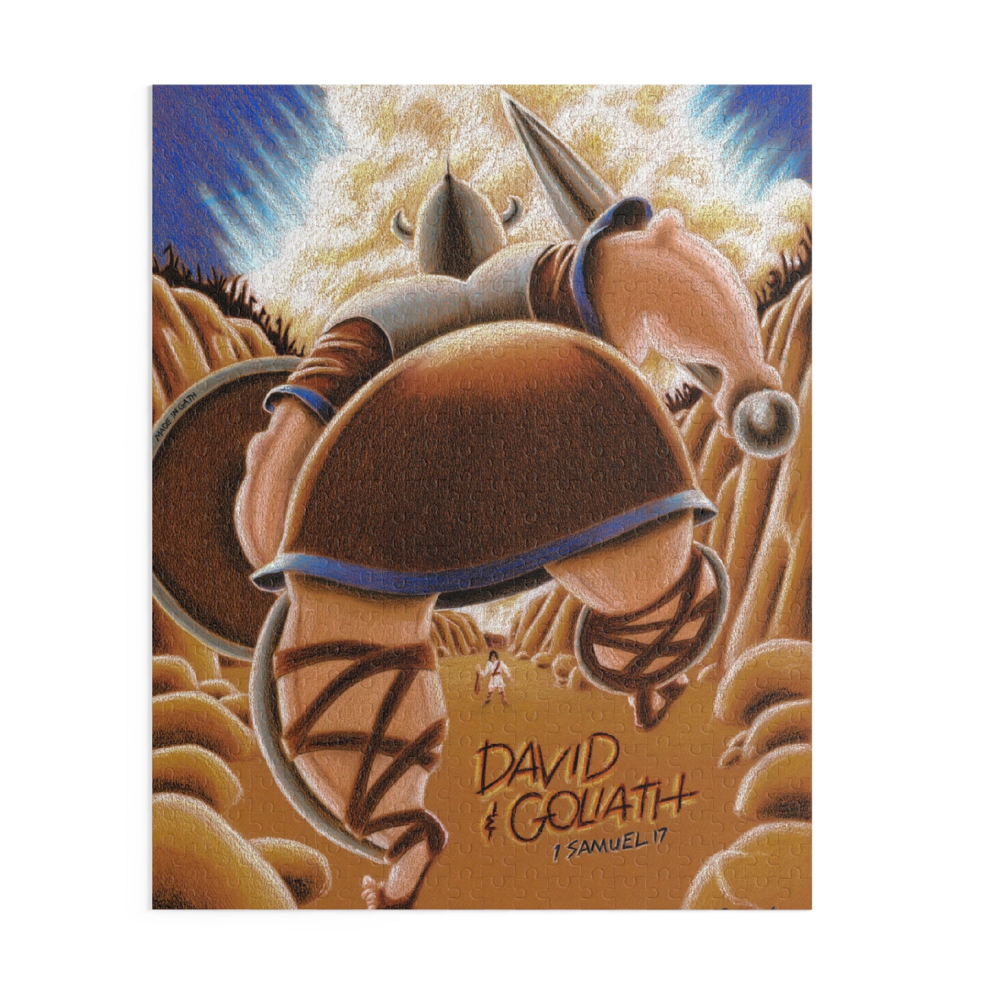 David and Goliath Puzzle-Art for Gods Children