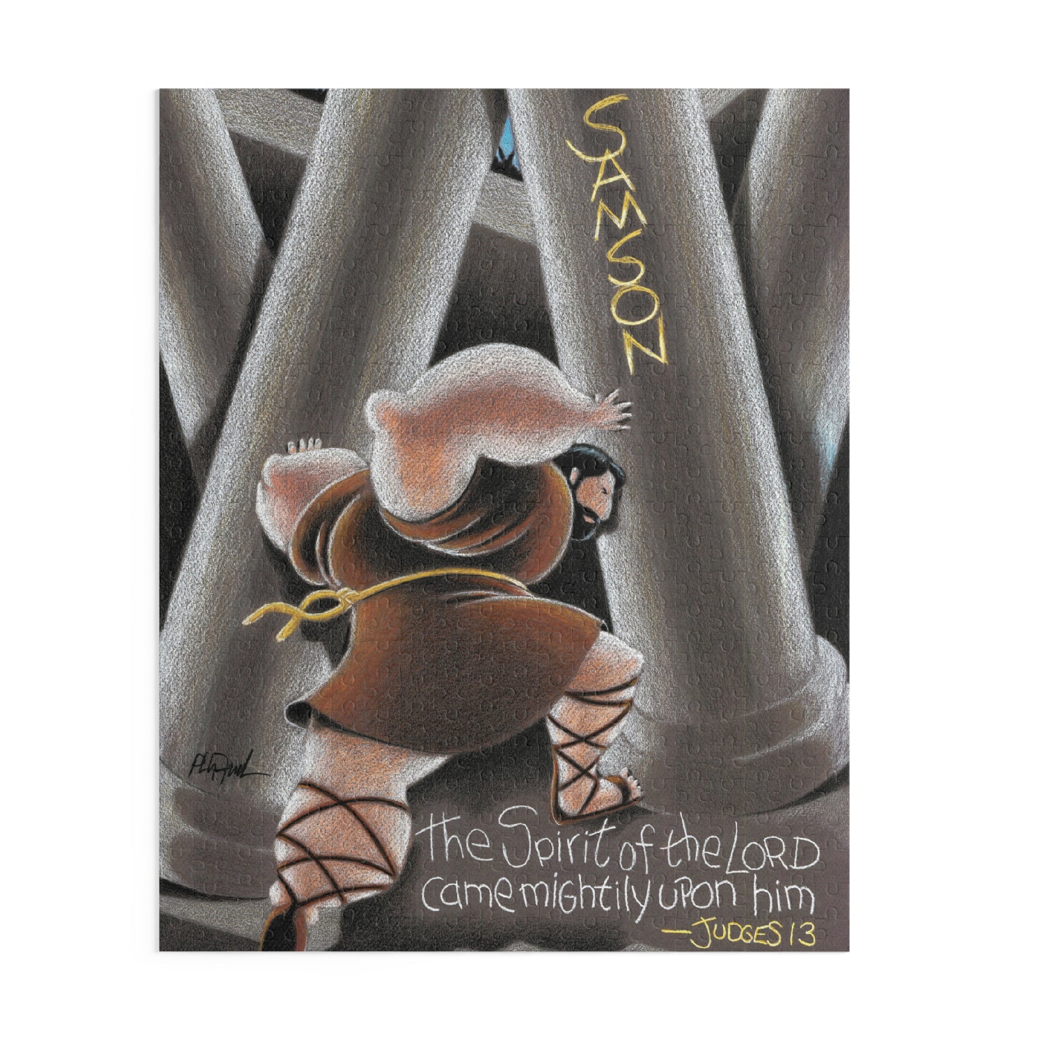 Mighty Samson Puzzle-Art for Gods Children