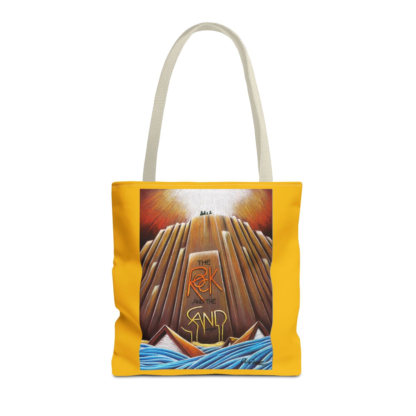 The Rock and the Sand - Tote Bag