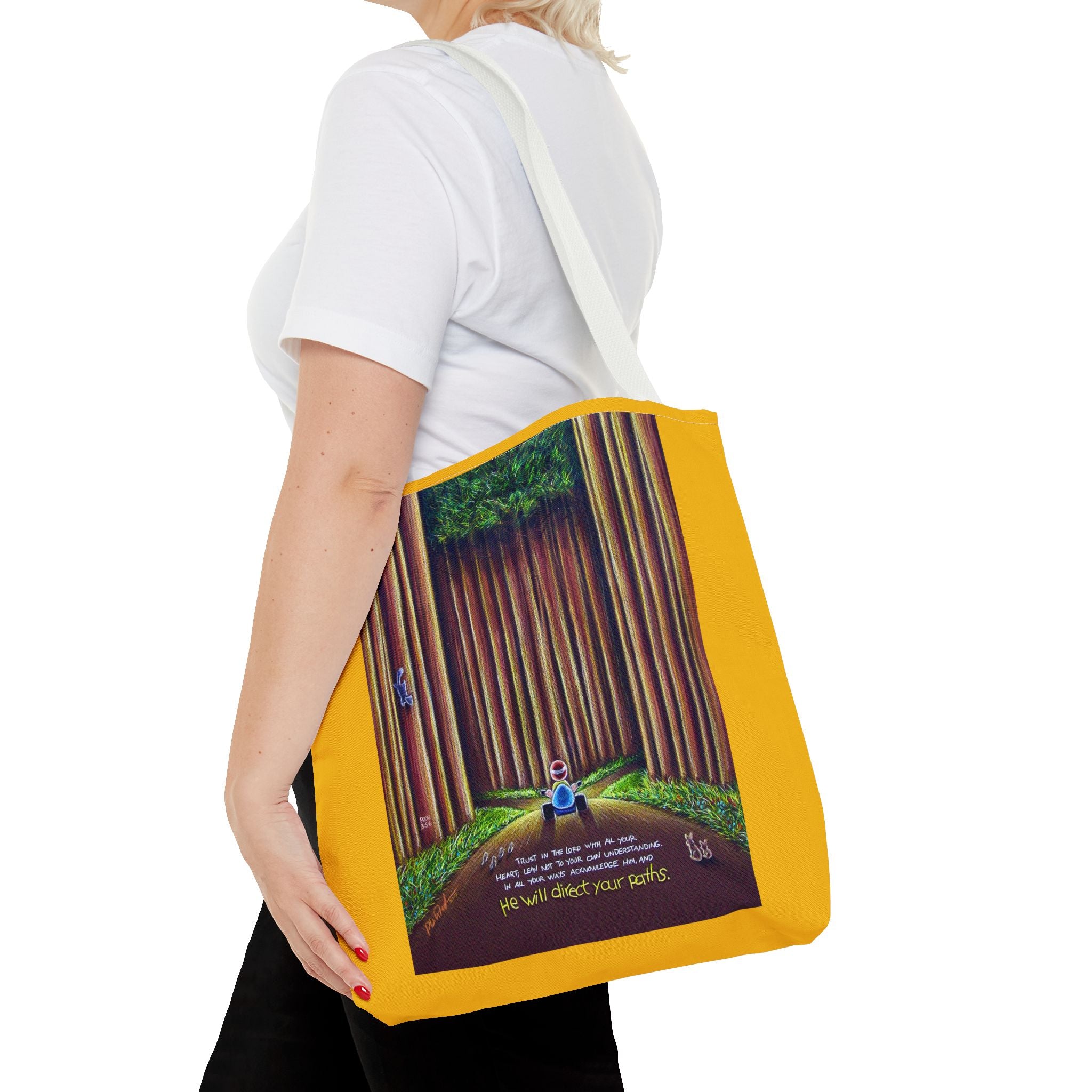 He Will Direct Your Paths - Tote Bag-Art for Gods Children