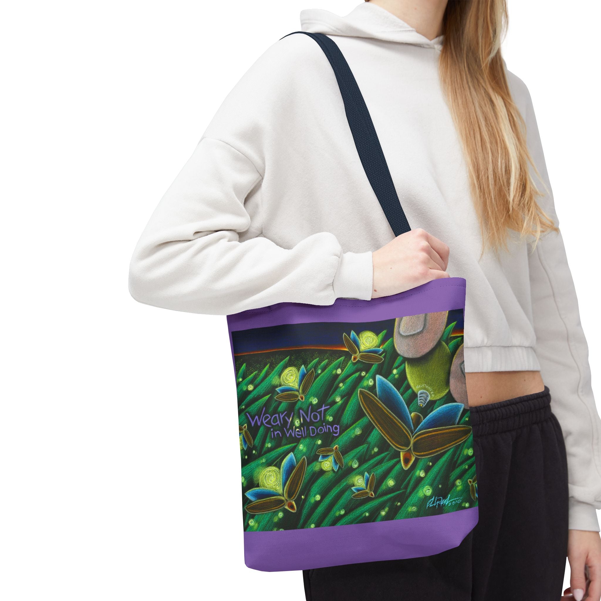 Weary Not - Tote Bag-Art for Gods Children