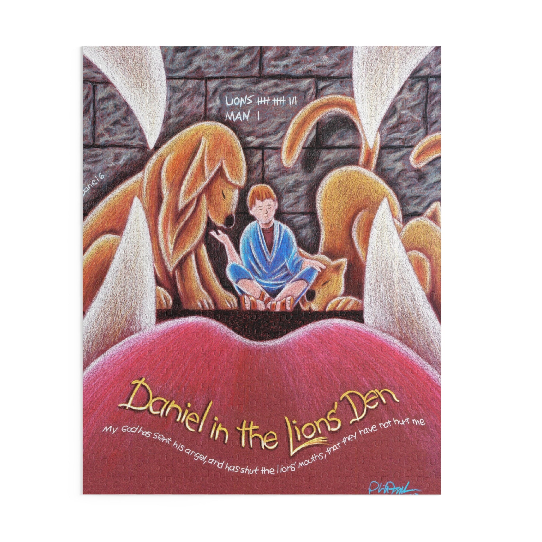 Daniel in the Lion's Den Puzzle-Art for Gods Children