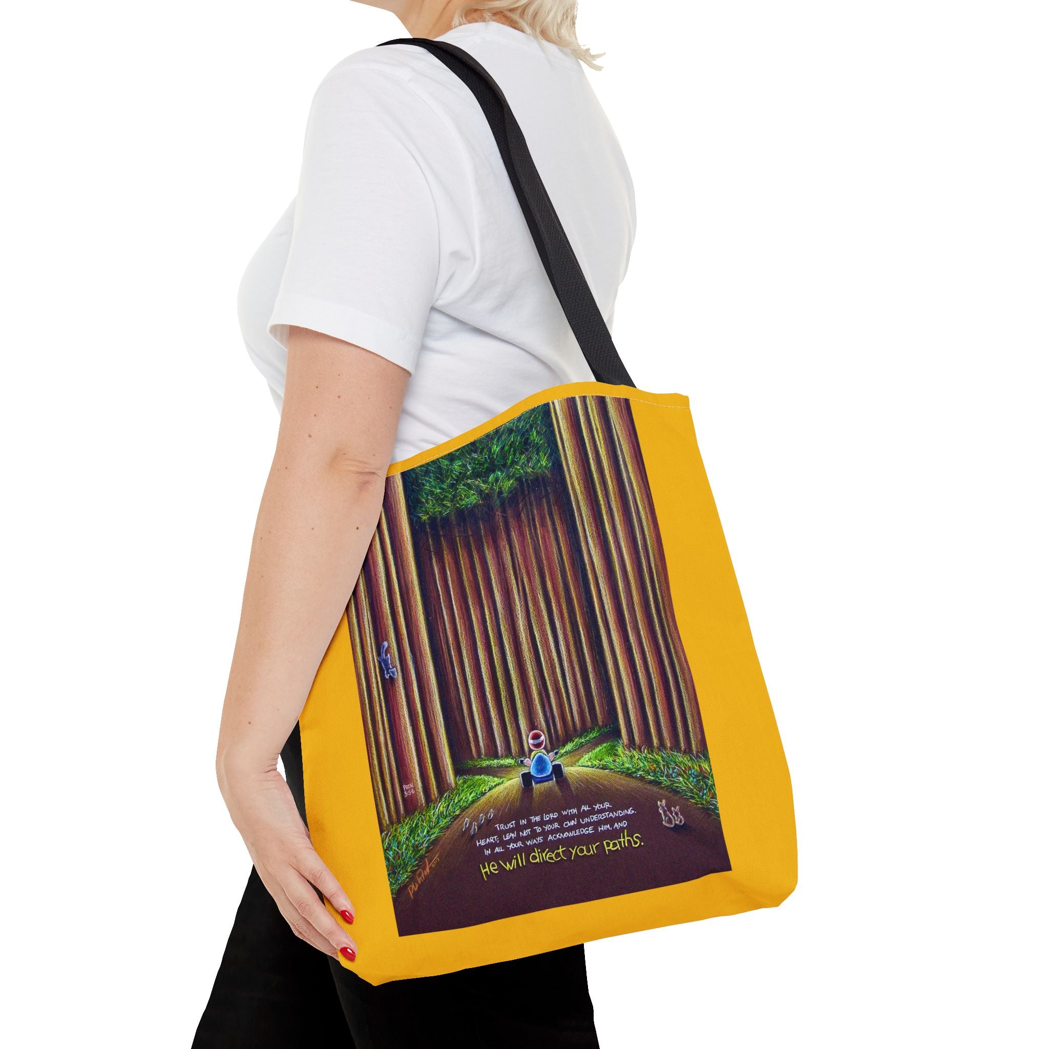 He Will Direct Your Paths - Tote Bag-Art for Gods Children