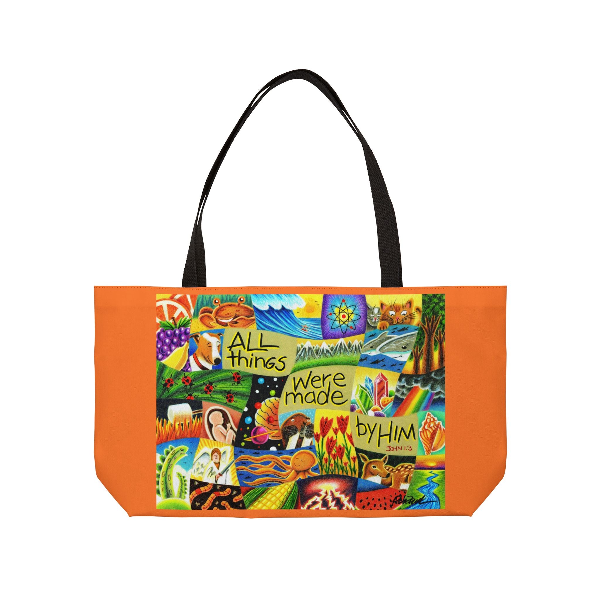 All Things - Weekender Tote Bag-Art for Gods Children