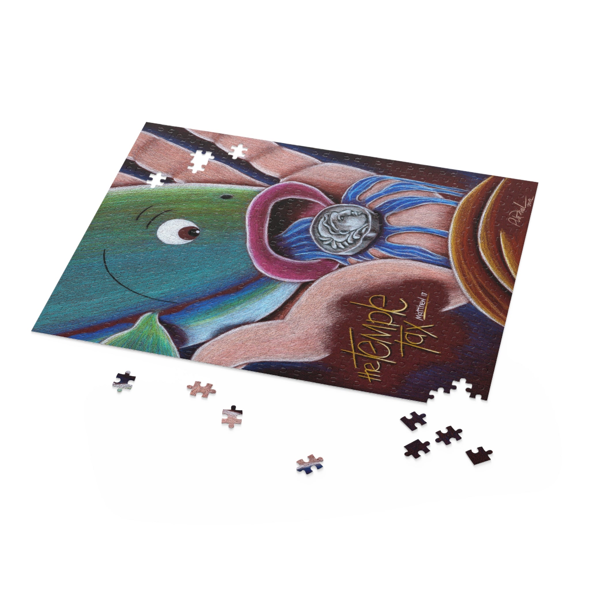 The Temple Tax Puzzle-Art for Gods Children