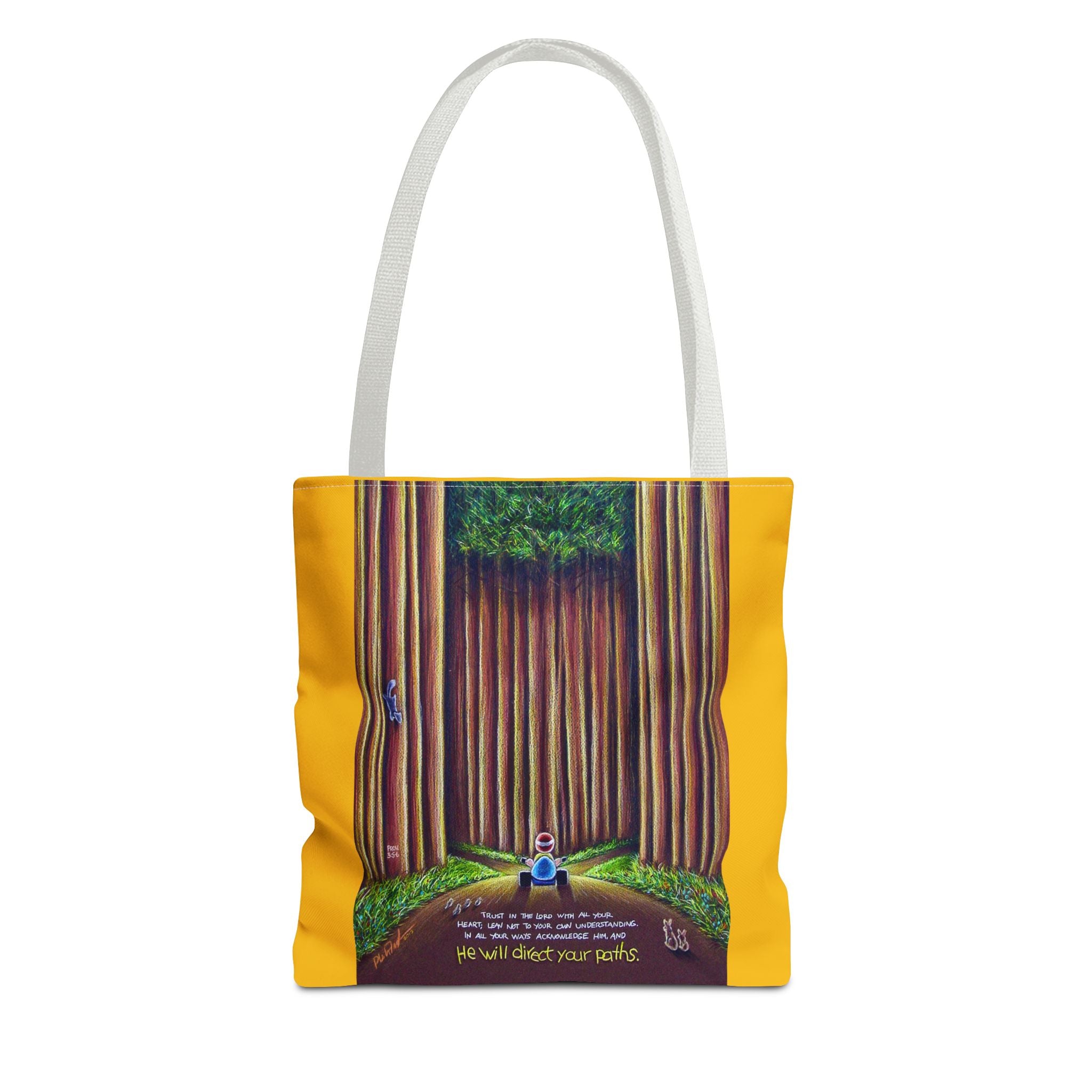 He Will Direct Your Paths - Tote Bag-Art for Gods Children