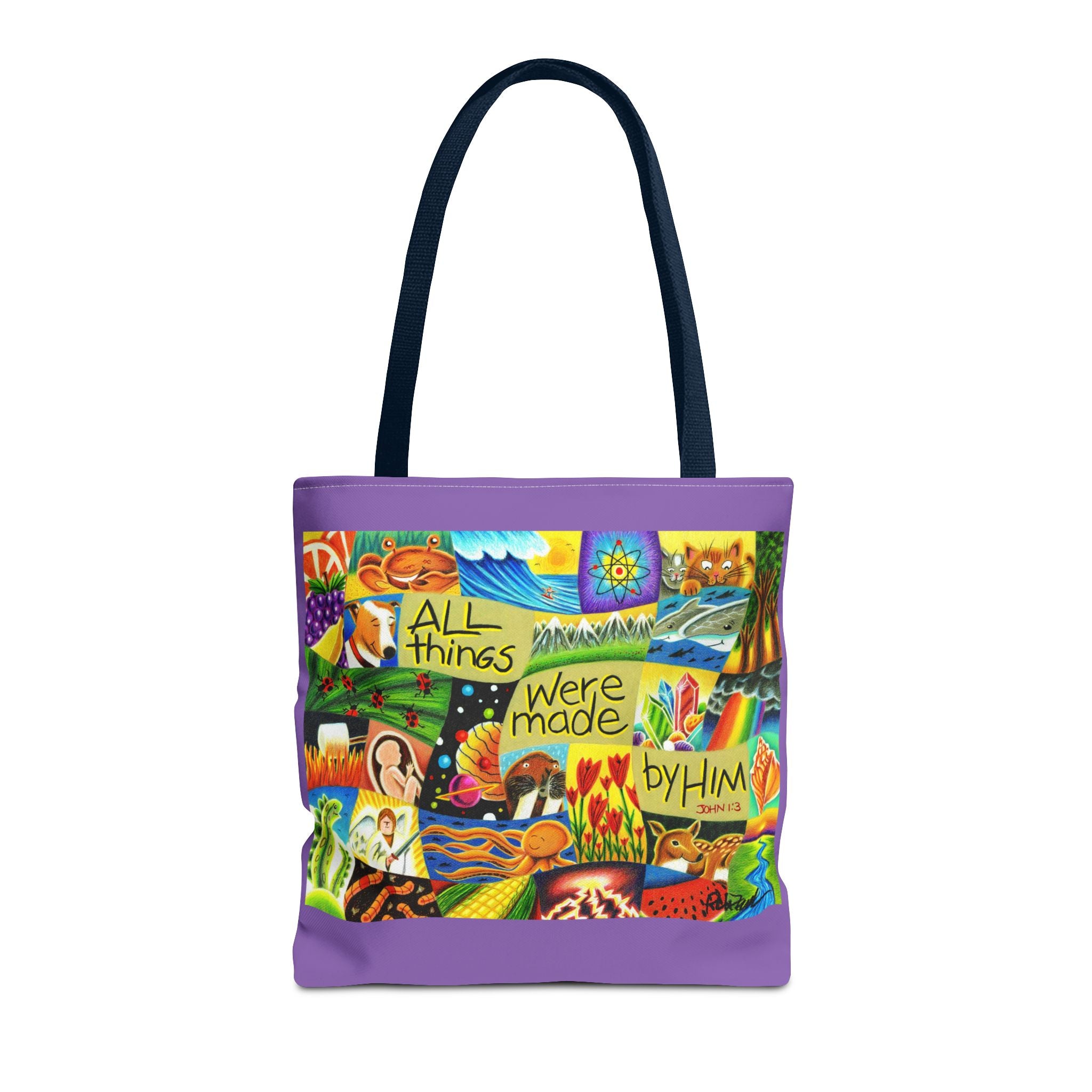 All Things - Tote Bag-Art for Gods Children