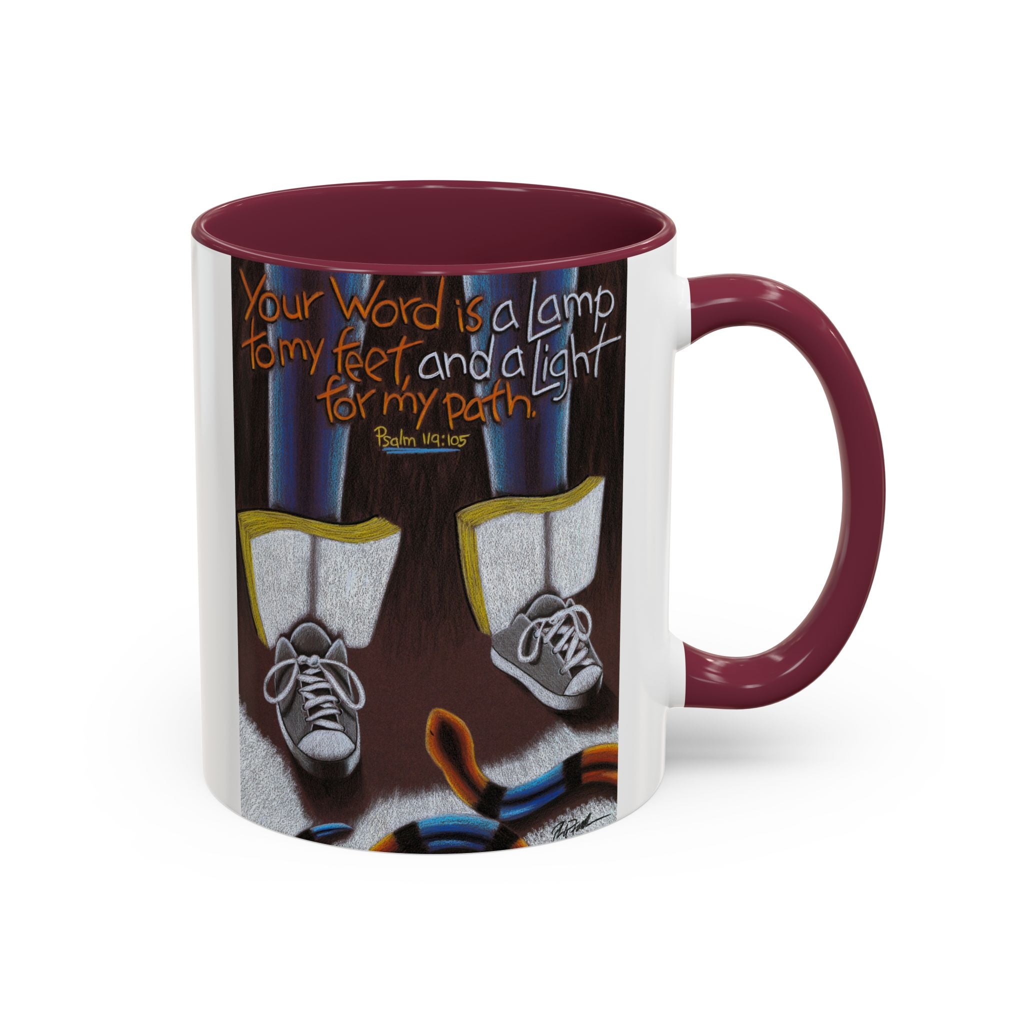 A Lamp and a Light Mug-Art for Gods Children