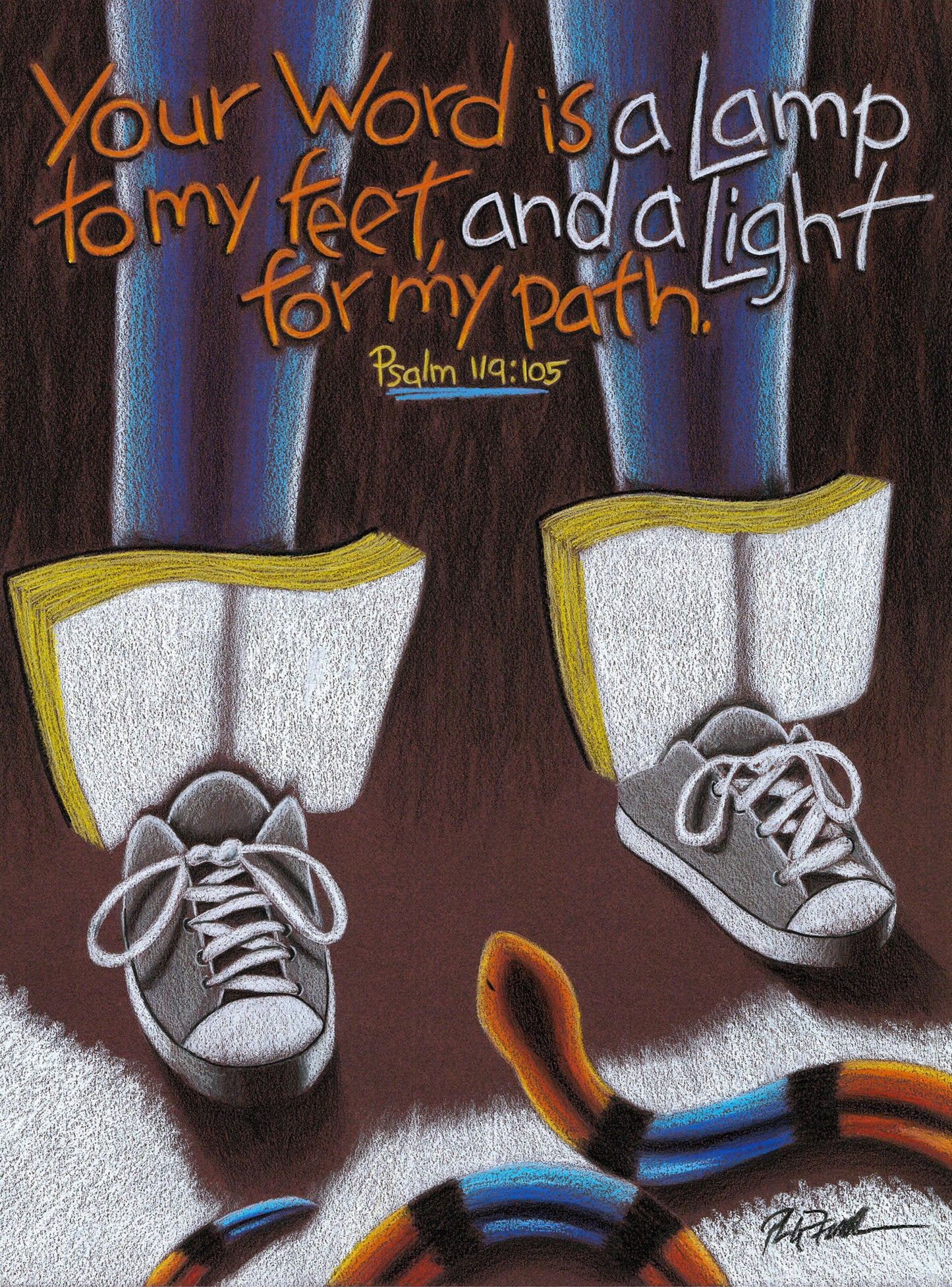 A Lamp and a Light Canvas