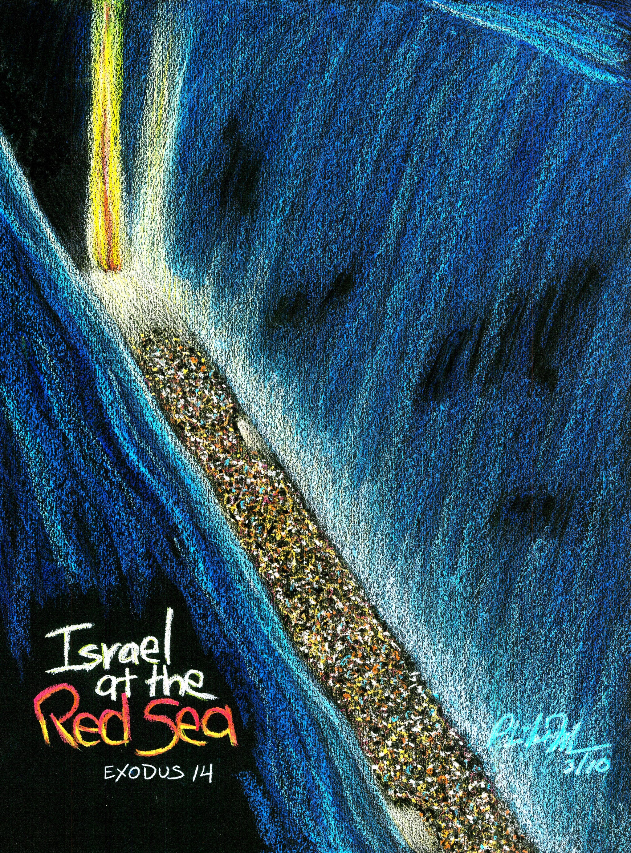 Israel at the Red Sea-Art for Gods Children