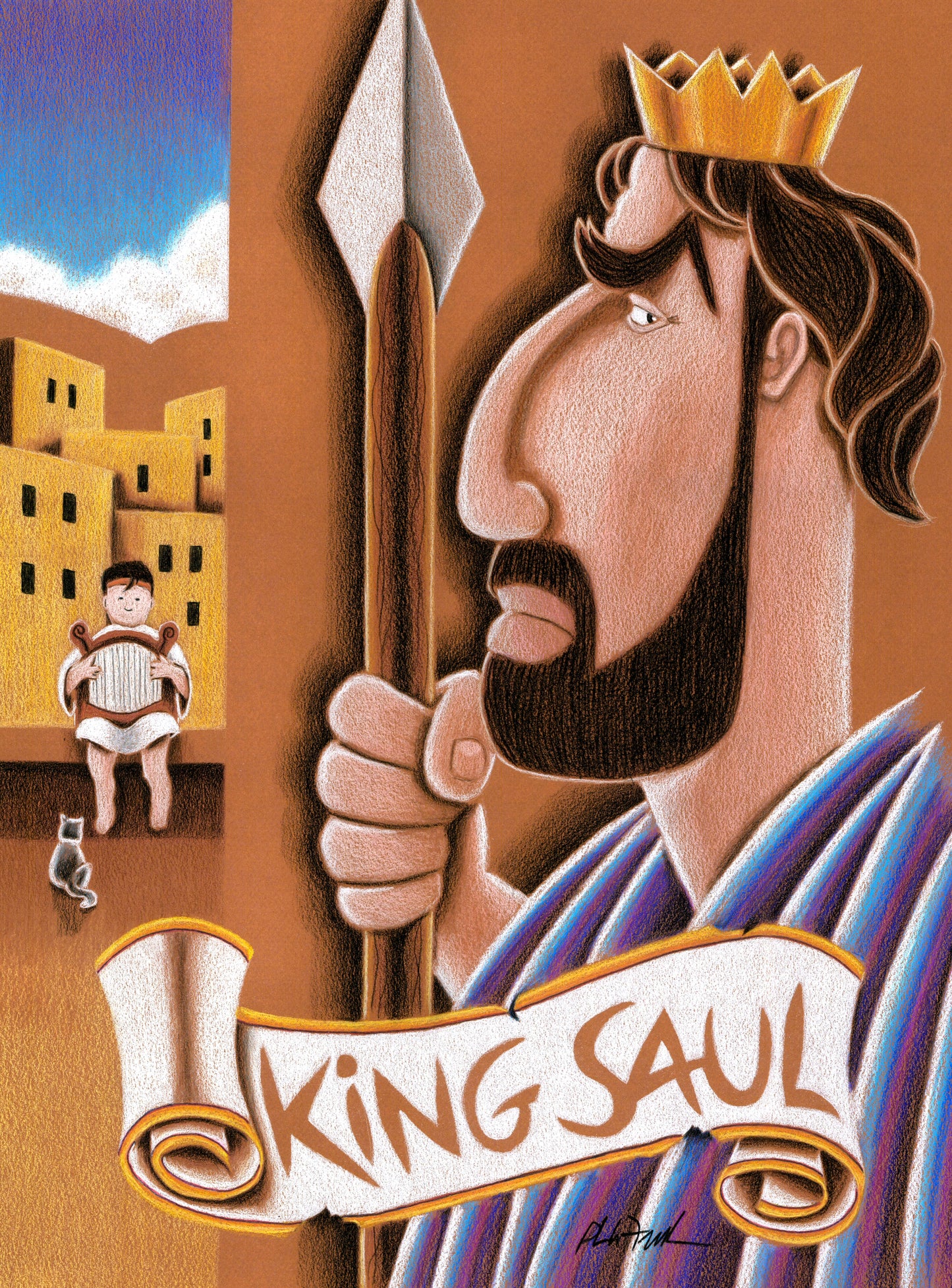 King Saul Canvas