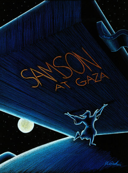 Samson at Gaza Canvas