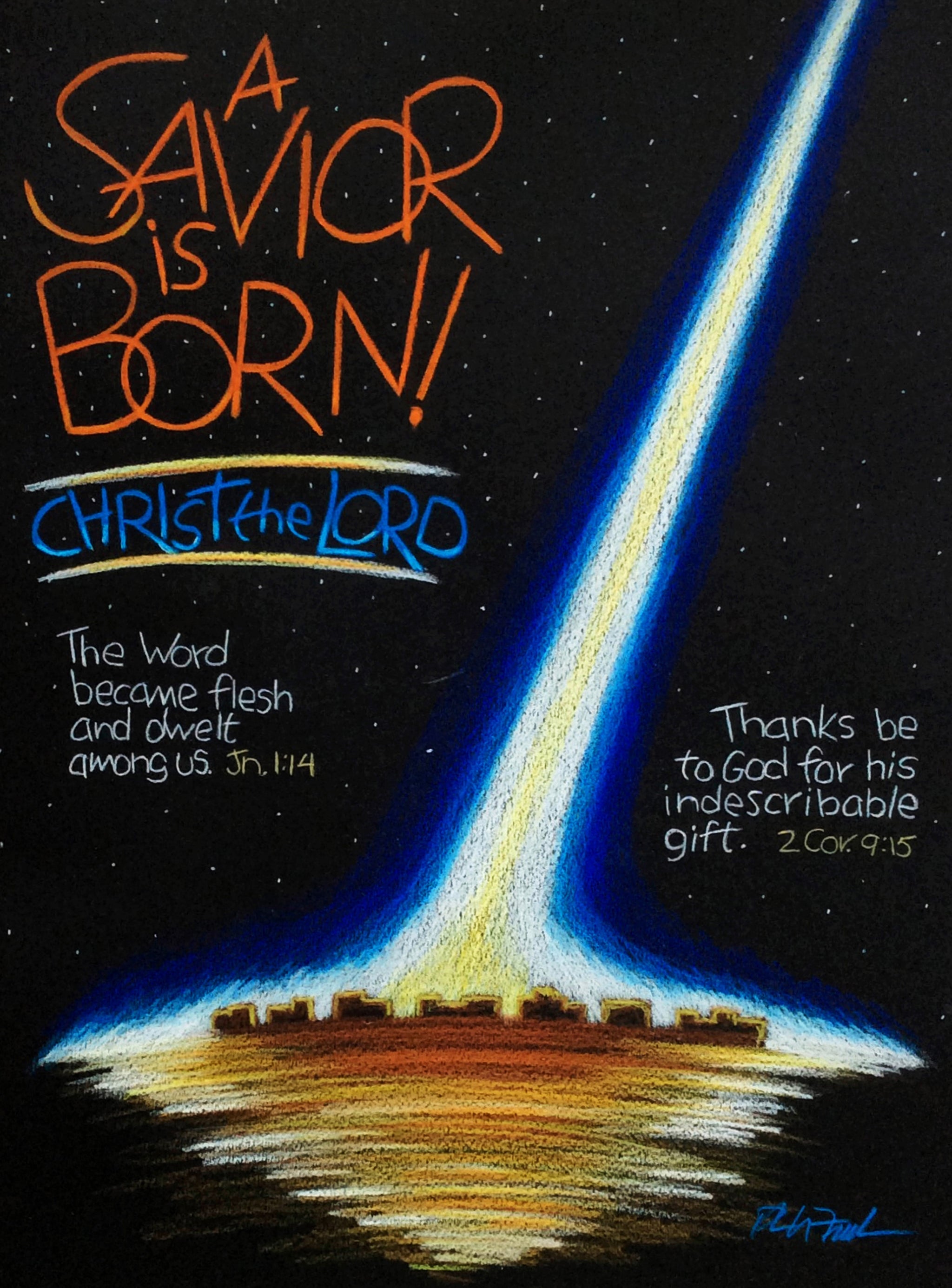 Savior is Born-Art for Gods Children