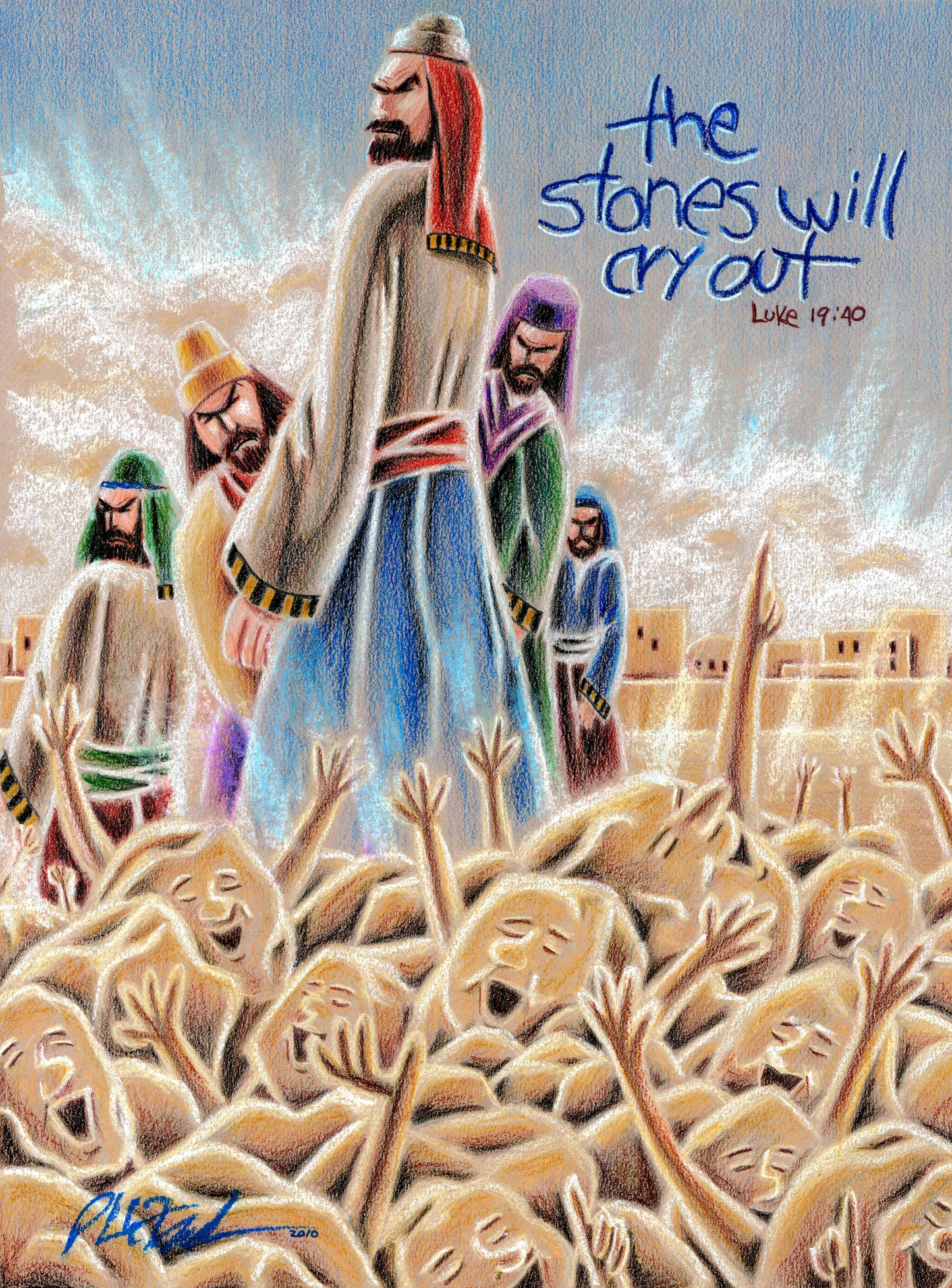 The Stones Will Cry Out Canvas