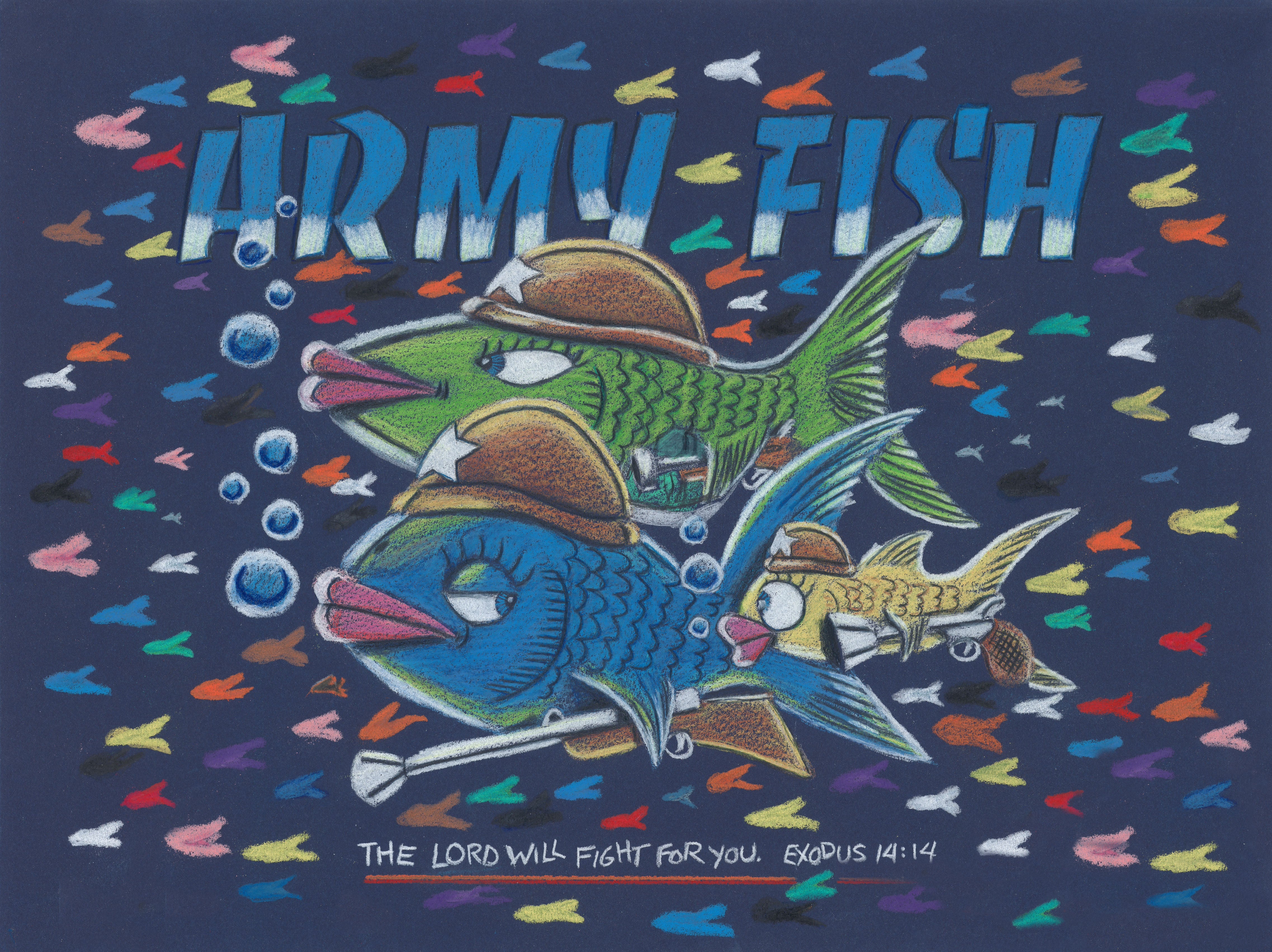Army Fish-Art for Gods Children